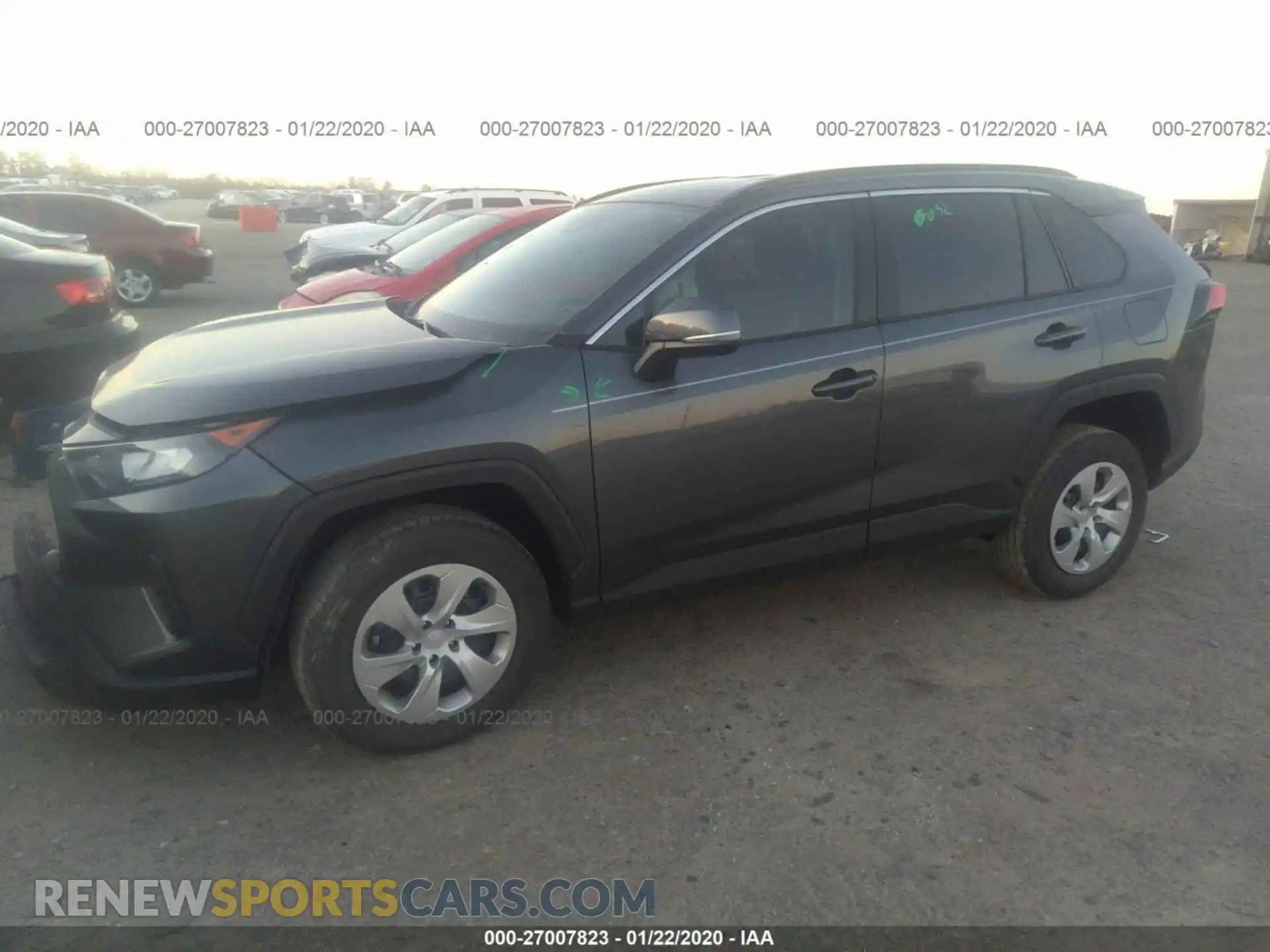 2 Photograph of a damaged car 2T3K1RFV6LC038962 TOYOTA RAV4 2020