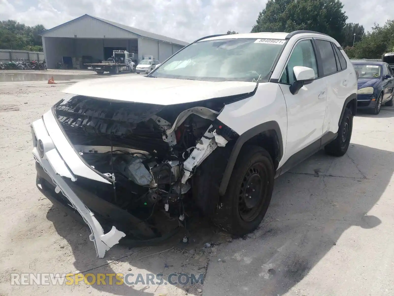 2 Photograph of a damaged car 2T3K1RFV7LC038338 TOYOTA RAV4 2020