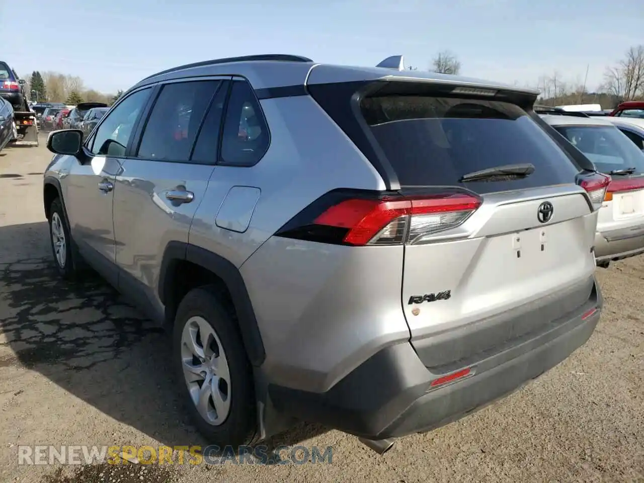 3 Photograph of a damaged car 2T3K1RFV7LC055771 TOYOTA RAV4 2020