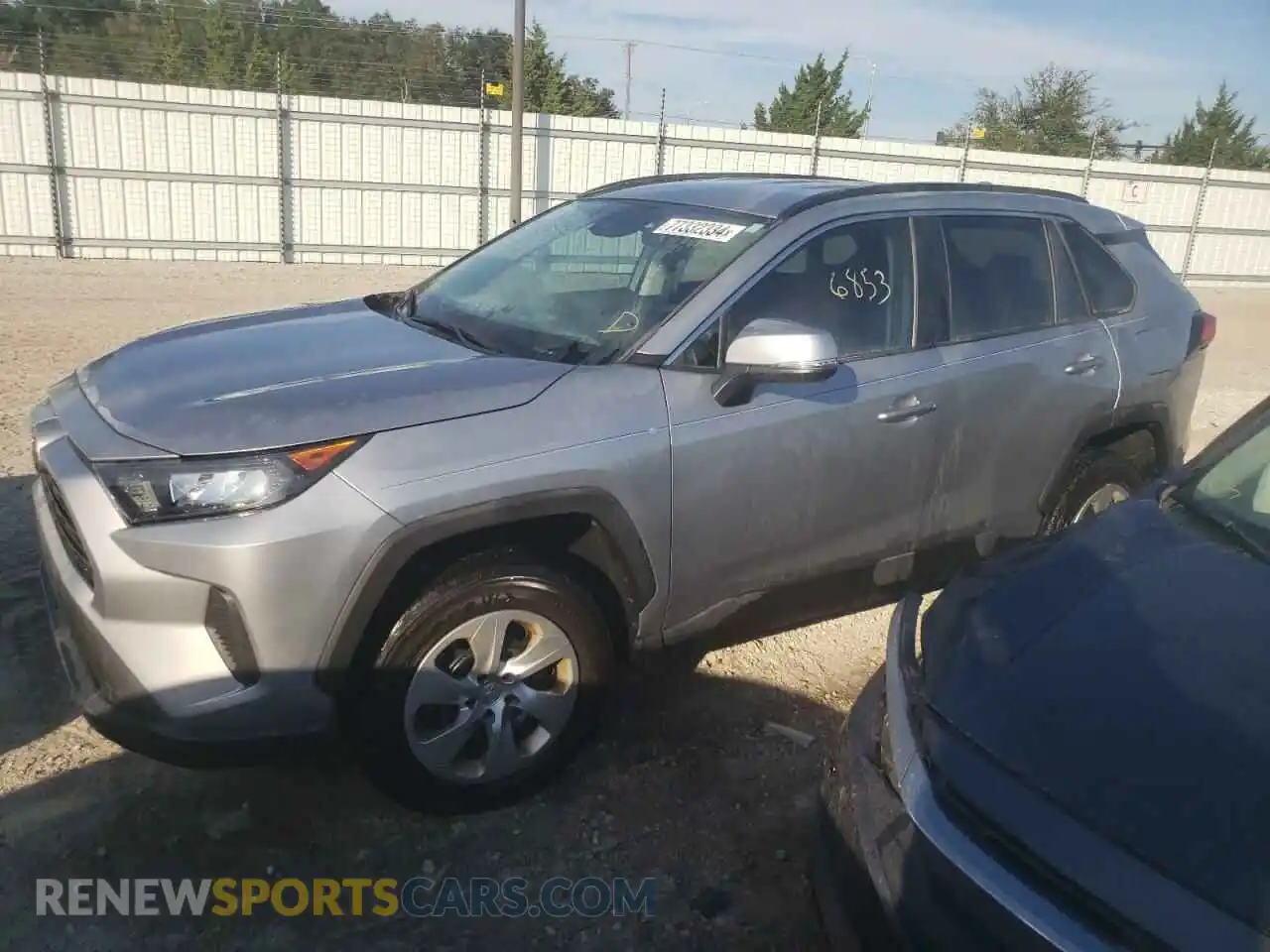 1 Photograph of a damaged car 2T3K1RFV7LC072117 TOYOTA RAV4 2020
