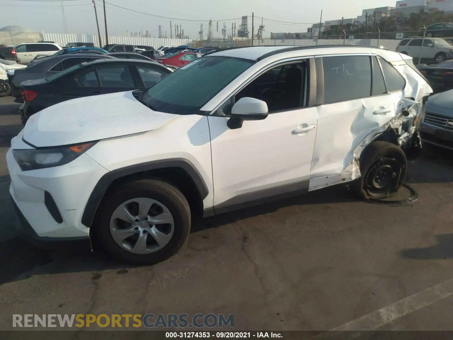 2 Photograph of a damaged car 2T3K1RFV7LW076103 TOYOTA RAV4 2020