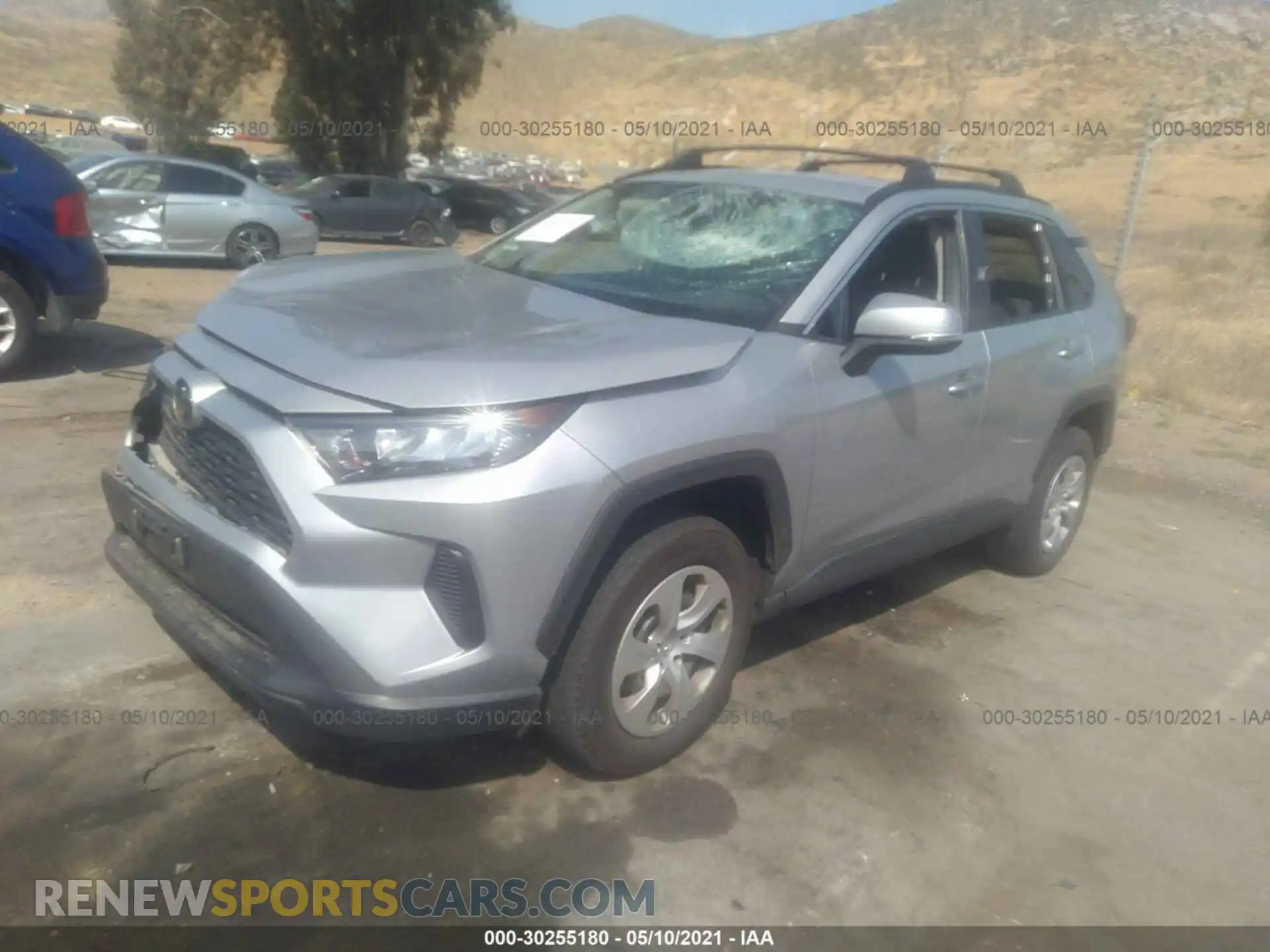 2 Photograph of a damaged car 2T3K1RFV8LW060461 TOYOTA RAV4 2020