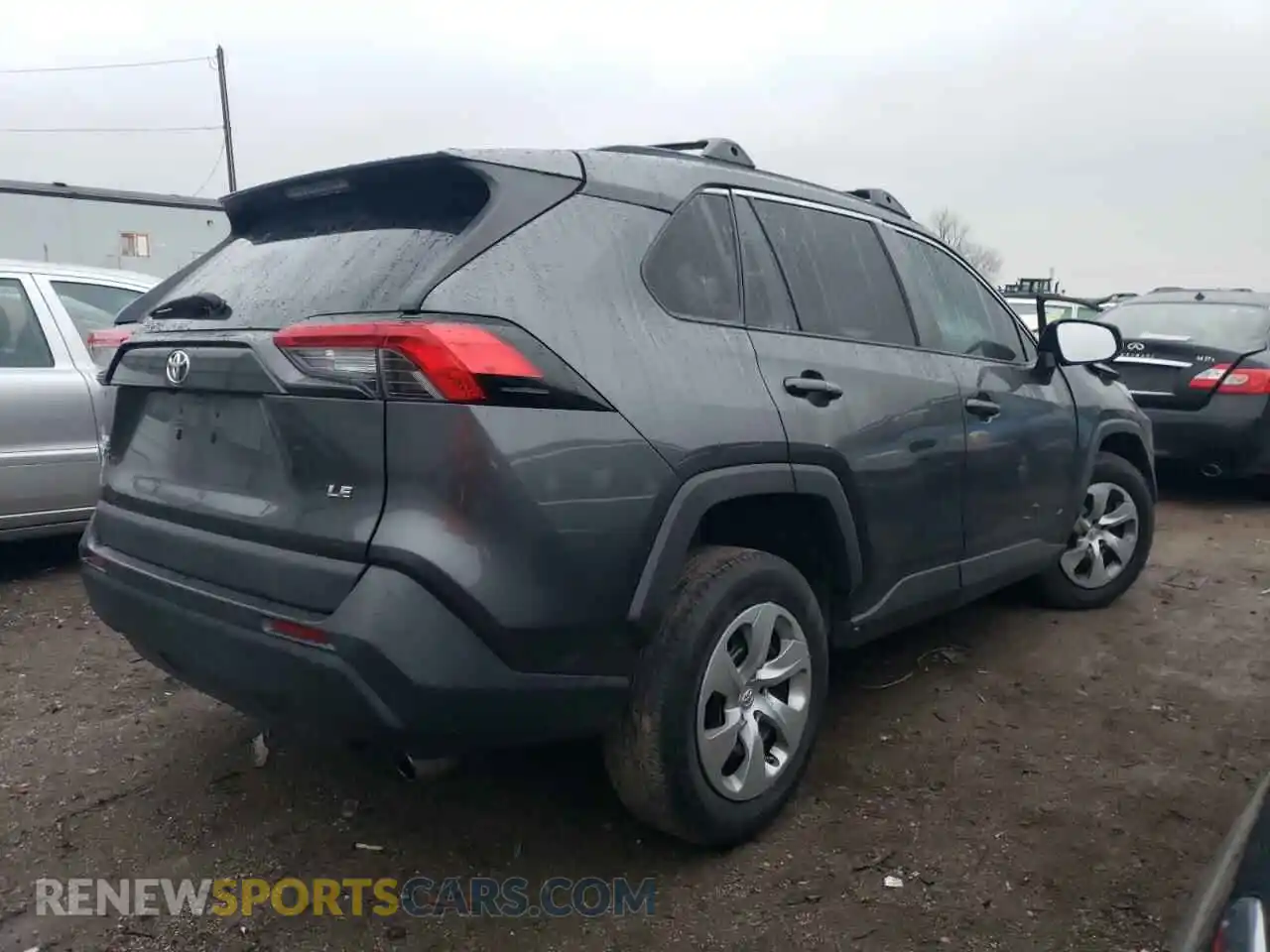 3 Photograph of a damaged car 2T3K1RFV9LC037286 TOYOTA RAV4 2020