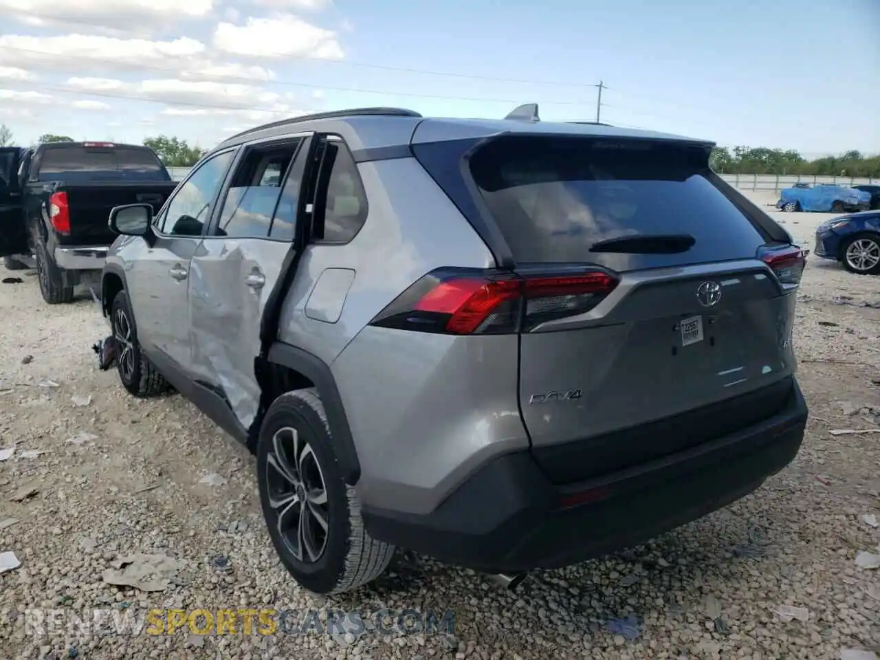 3 Photograph of a damaged car 2T3K1RFV9LC077951 TOYOTA RAV4 2020