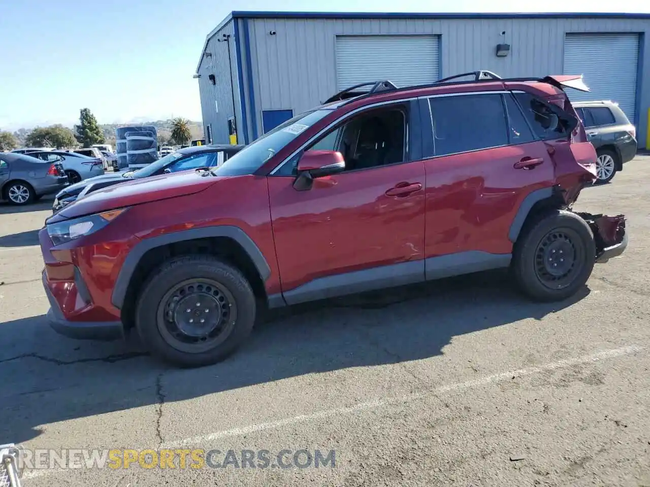 1 Photograph of a damaged car 2T3K1RFV9LW077656 TOYOTA RAV4 2020