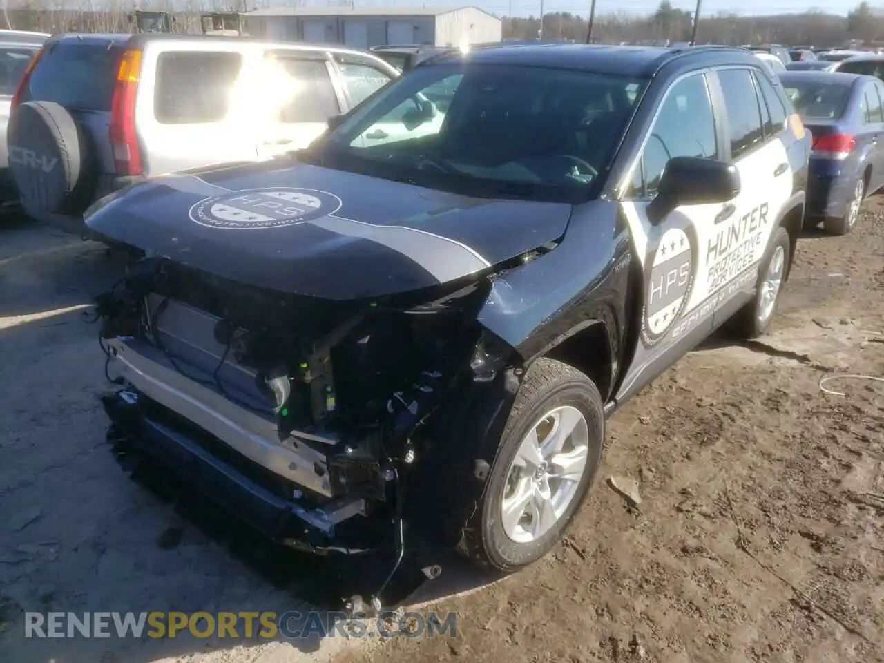 2 Photograph of a damaged car 2T3LWRFV1LW052112 TOYOTA RAV4 2020