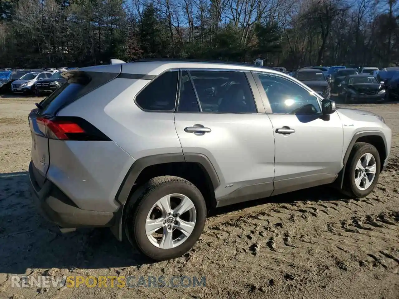 3 fotografías del automóvil dañado 2T3LWRFV5LW056437 TOYOTA RAV4 2020