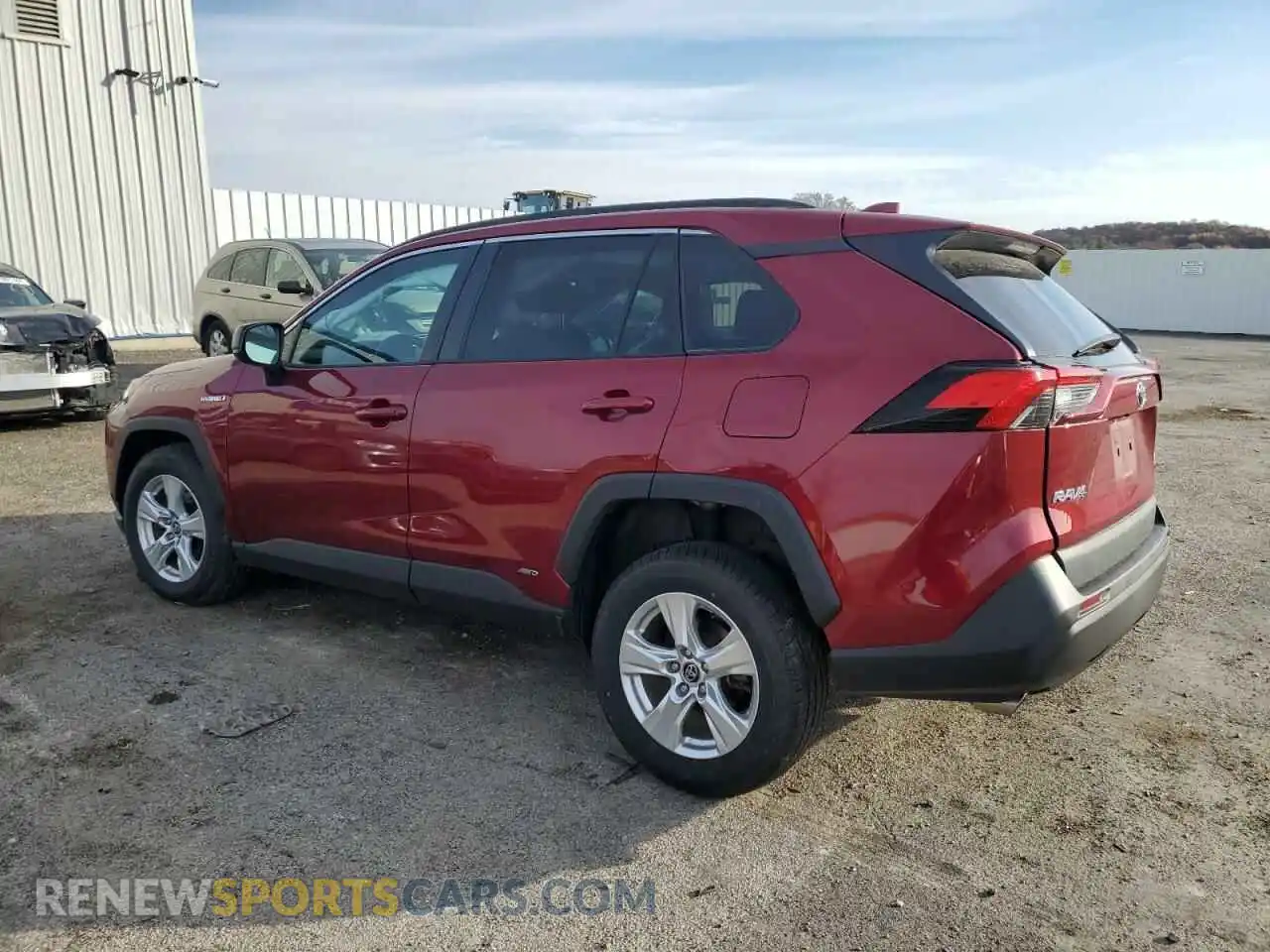 2 Photograph of a damaged car 2T3LWRFV6LW092279 TOYOTA RAV4 2020