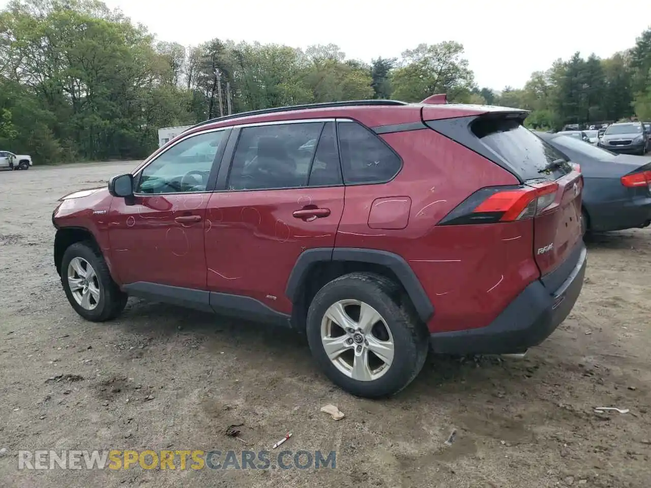 2 Photograph of a damaged car 2T3LWRFV7LW086524 TOYOTA RAV4 2020