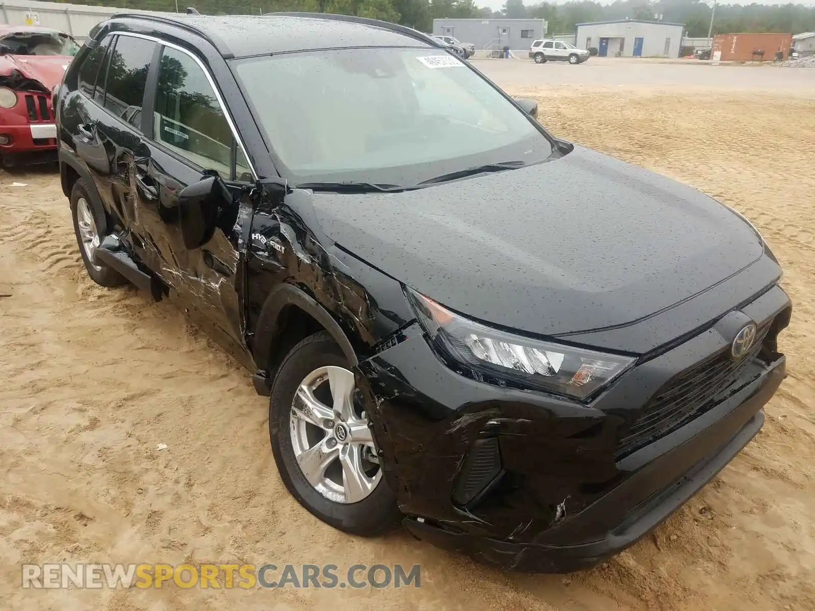 1 Photograph of a damaged car 2T3MWRFV1LW064457 TOYOTA RAV4 2020