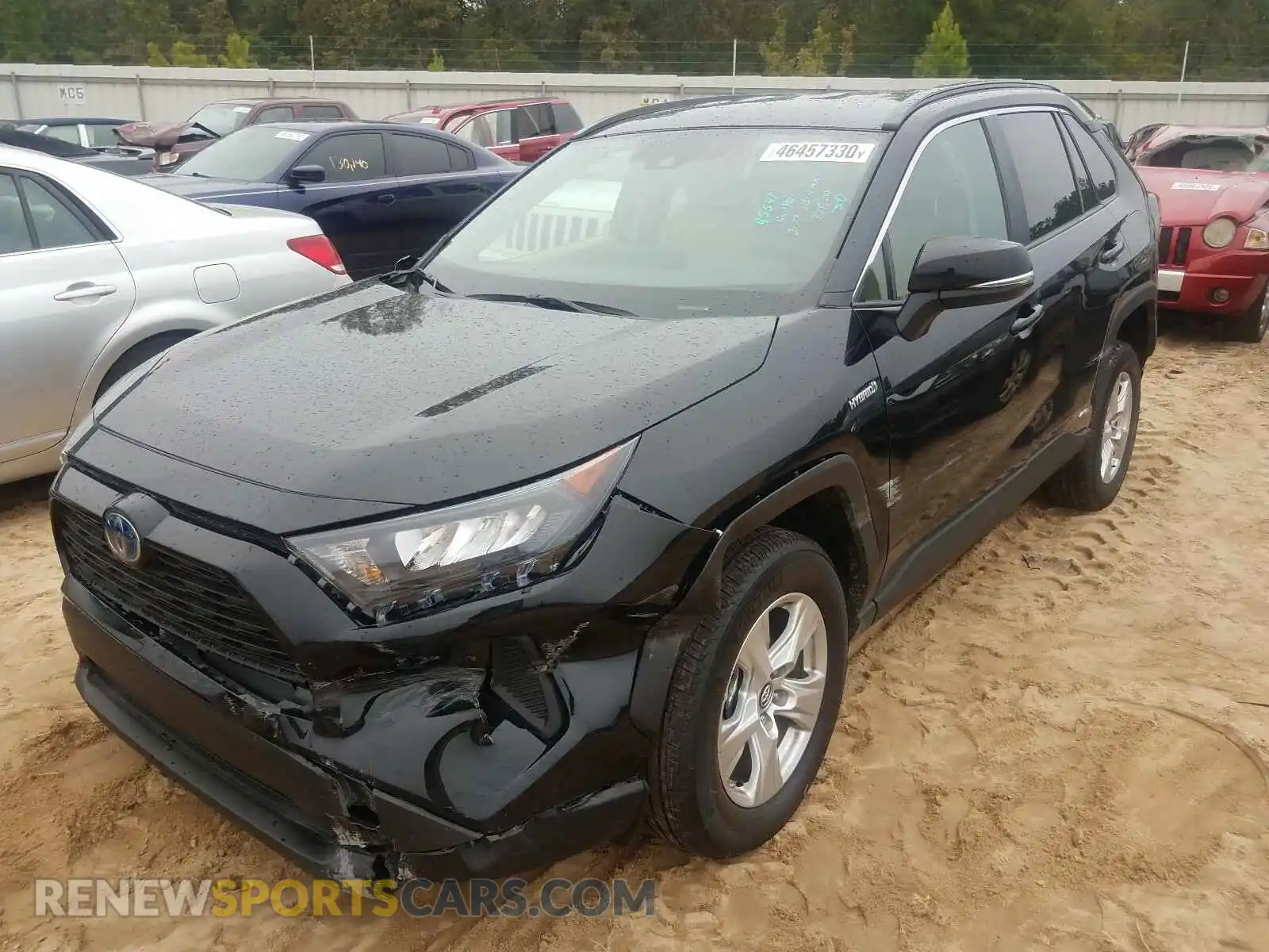 2 Photograph of a damaged car 2T3MWRFV1LW064457 TOYOTA RAV4 2020