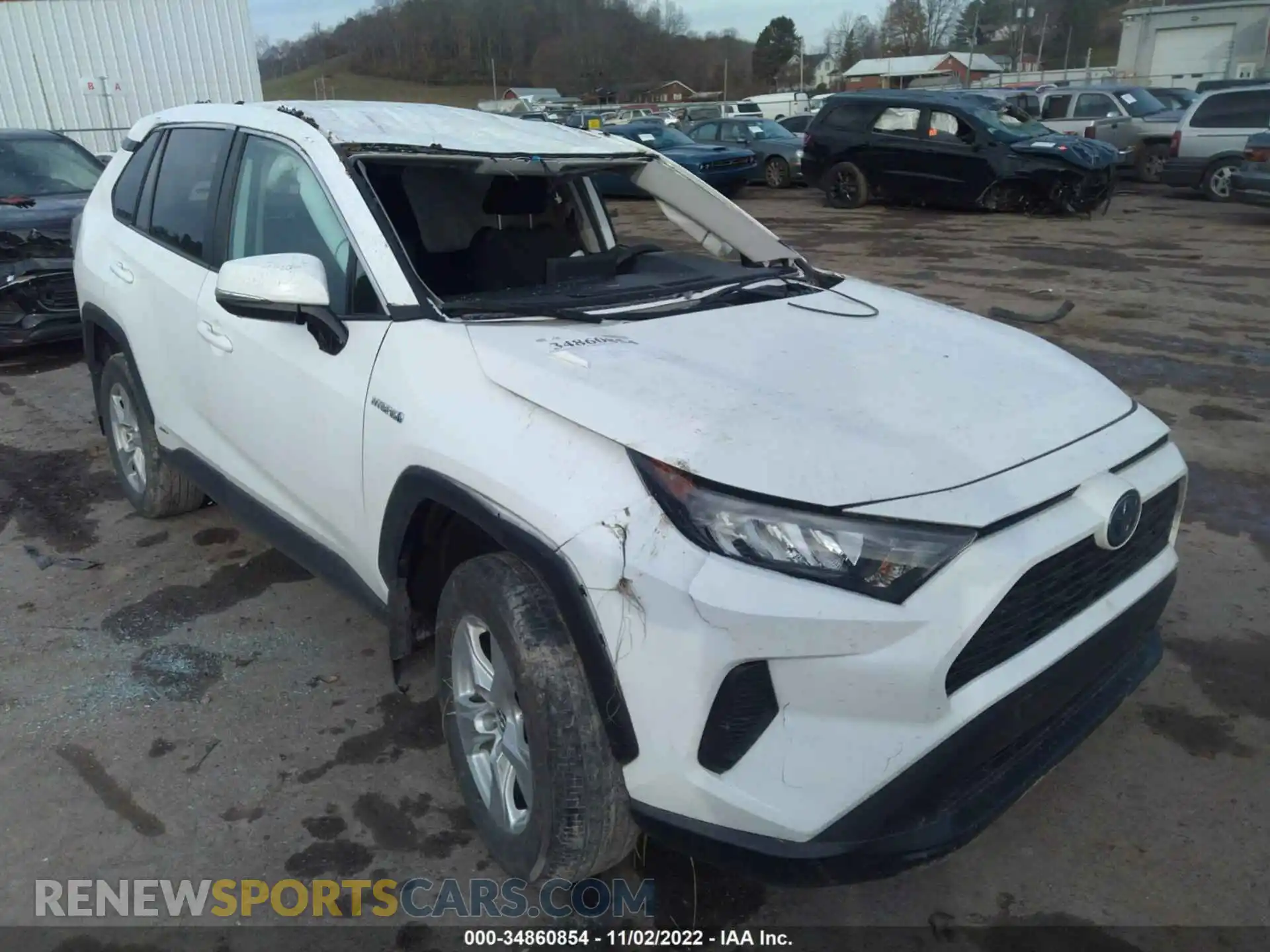 1 fotografías del automóvil dañado 2T3MWRFV2LW059218 TOYOTA RAV4 2020