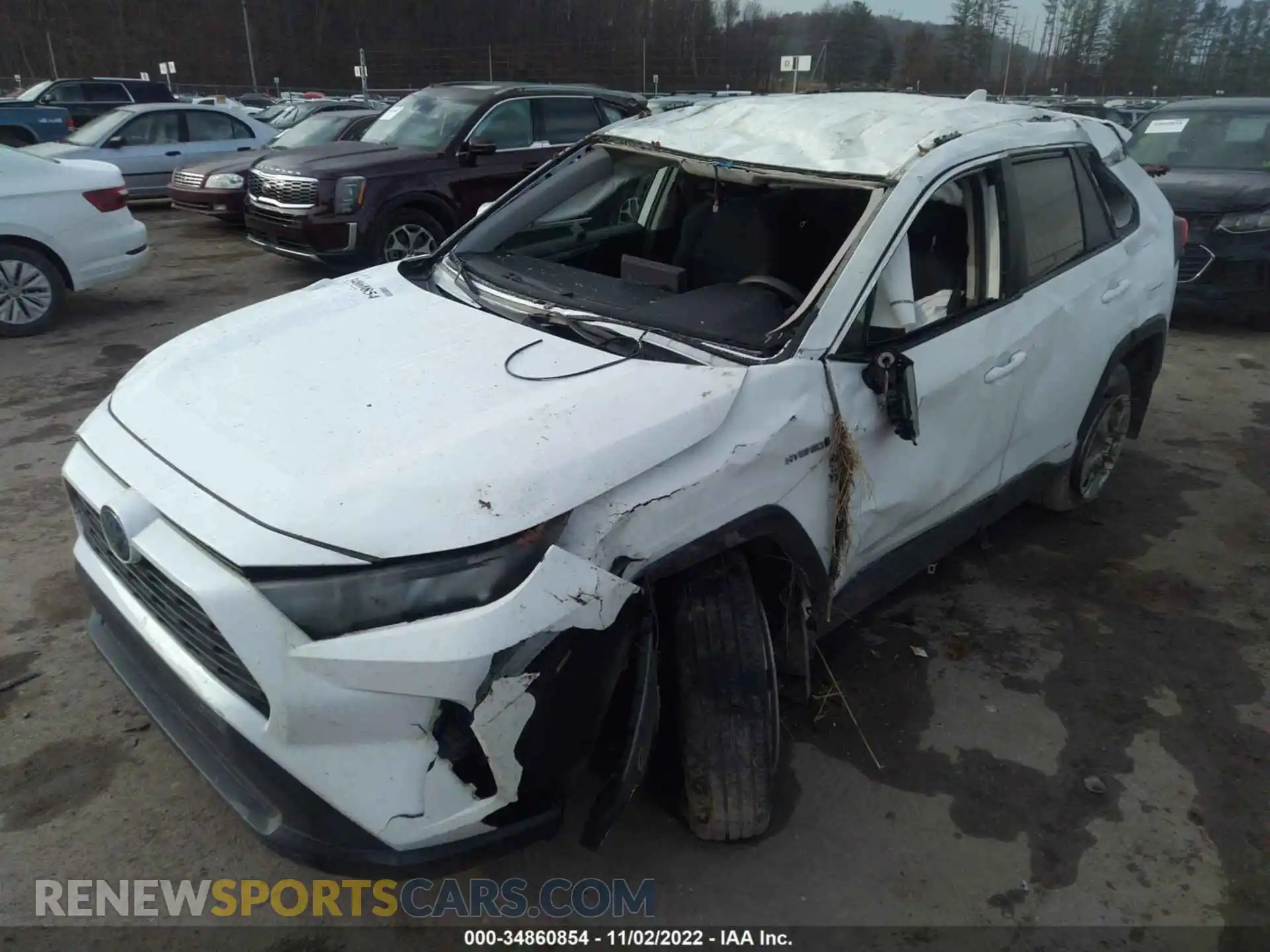 2 fotografías del automóvil dañado 2T3MWRFV2LW059218 TOYOTA RAV4 2020