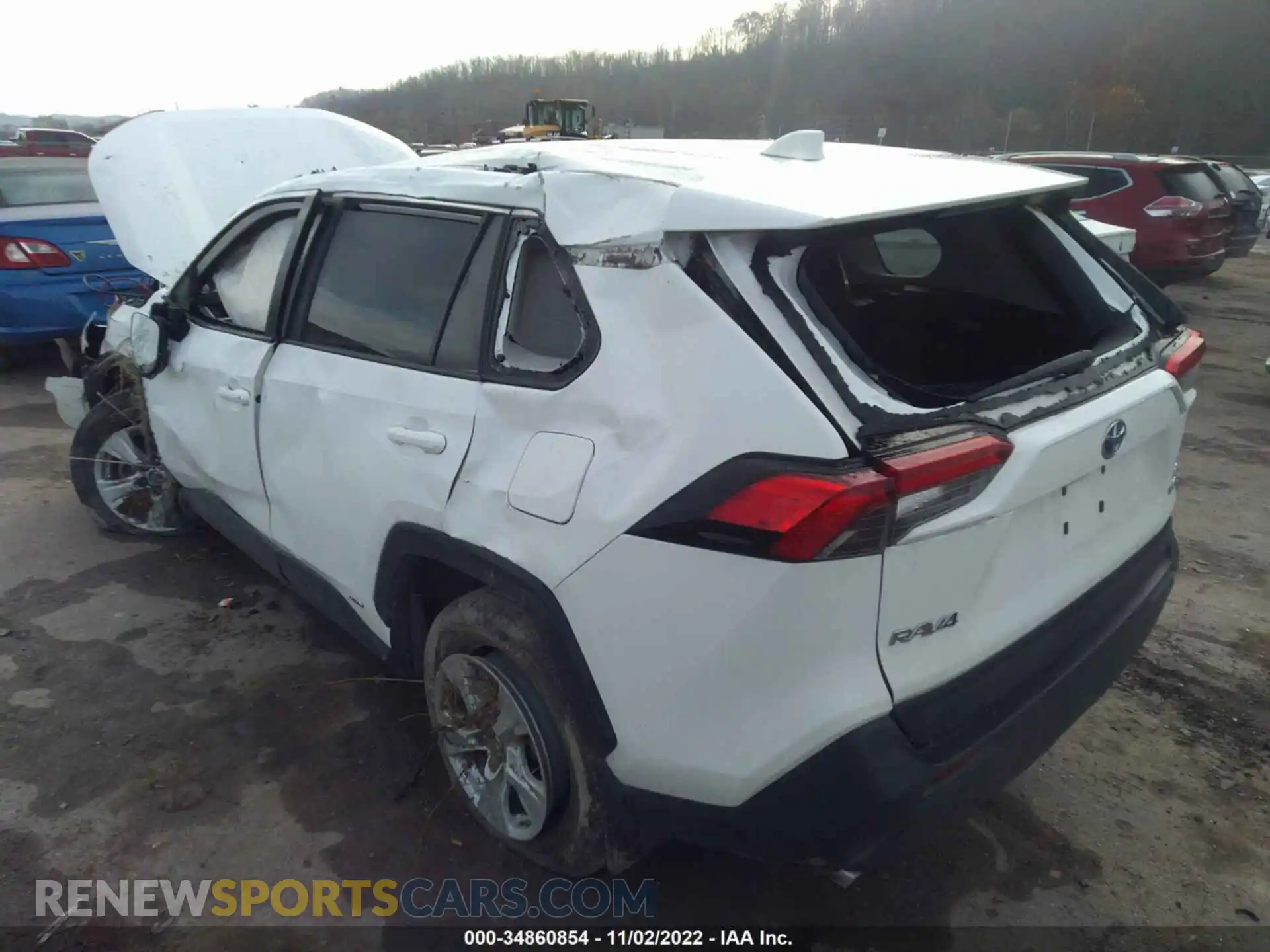 3 fotografías del automóvil dañado 2T3MWRFV2LW059218 TOYOTA RAV4 2020