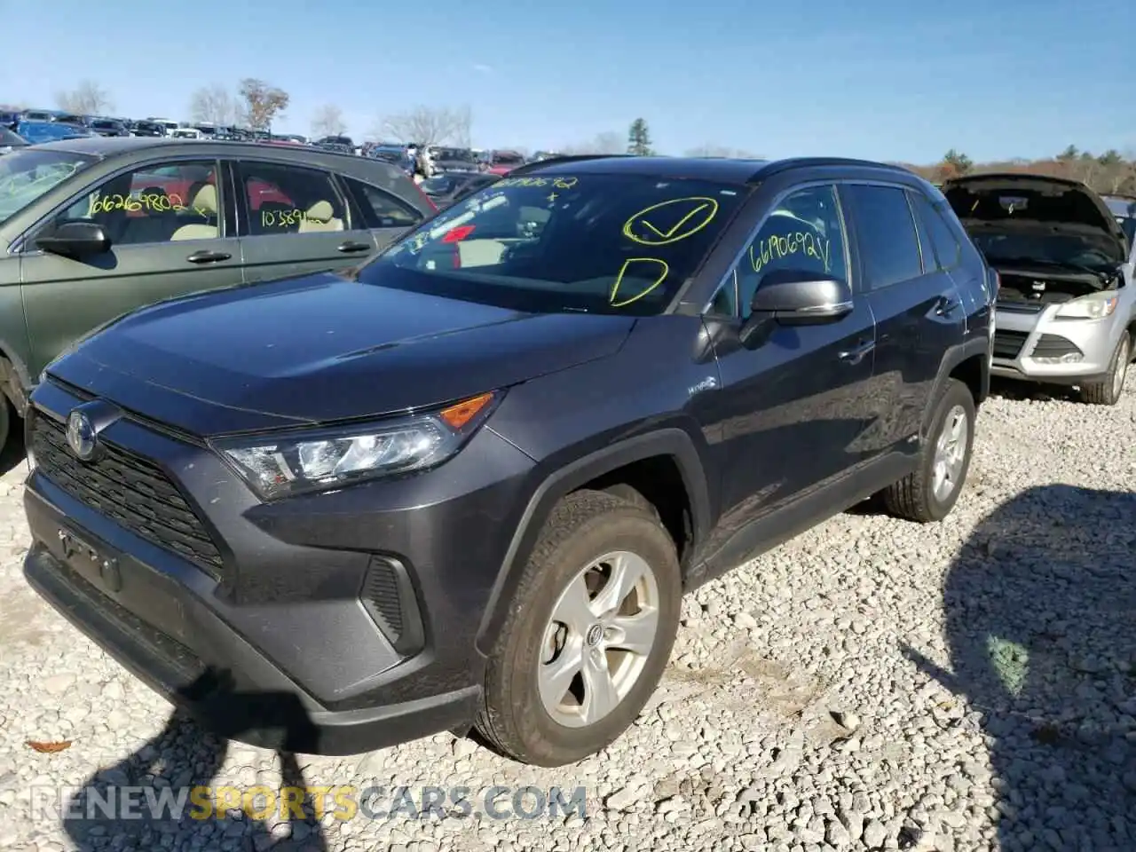 2 Photograph of a damaged car 2T3MWRFV2LW078951 TOYOTA RAV4 2020