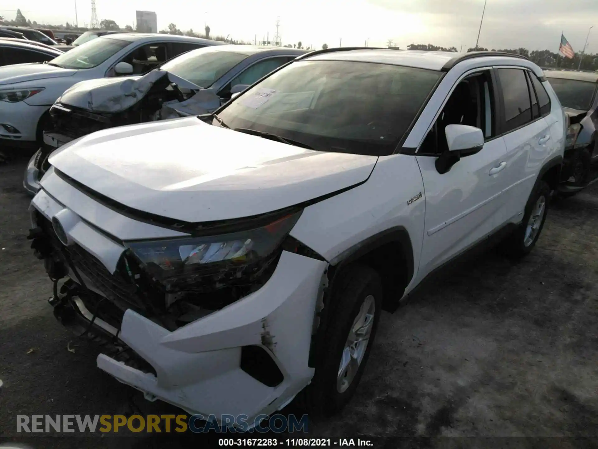 2 Photograph of a damaged car 2T3MWRFV3LW090719 TOYOTA RAV4 2020
