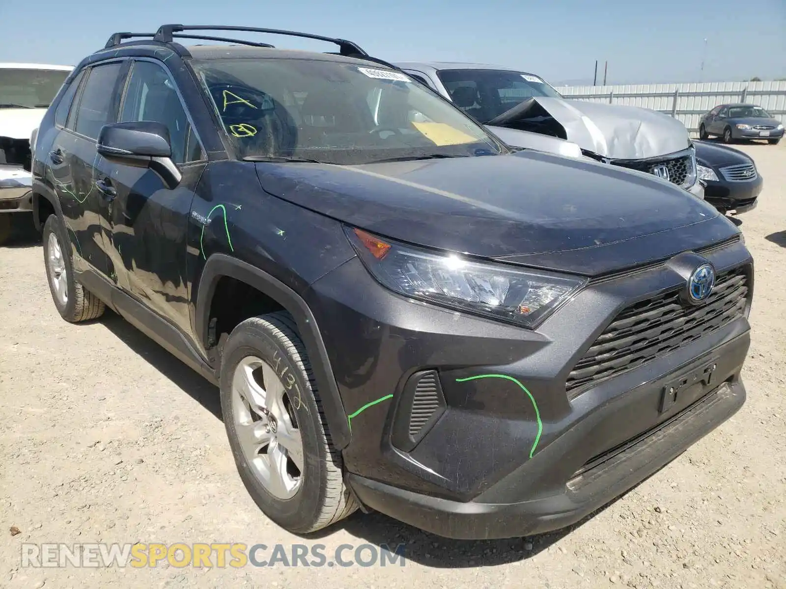 1 Photograph of a damaged car 2T3MWRFV7LW050983 TOYOTA RAV4 2020