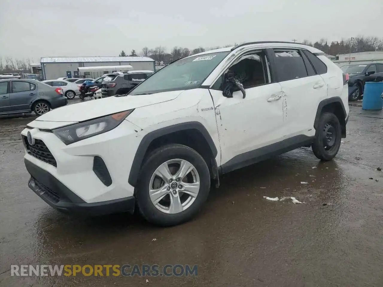 1 Photograph of a damaged car 2T3MWRFV8LW091834 TOYOTA RAV4 2020