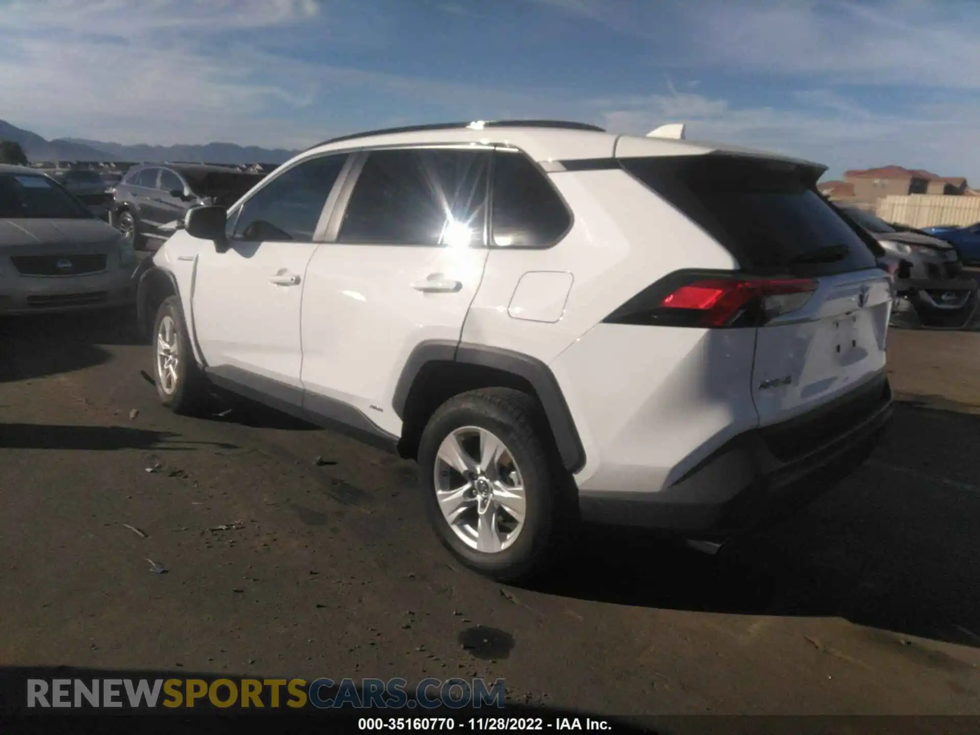 3 fotografías del automóvil dañado 2T3MWRFV9LW059930 TOYOTA RAV4 2020