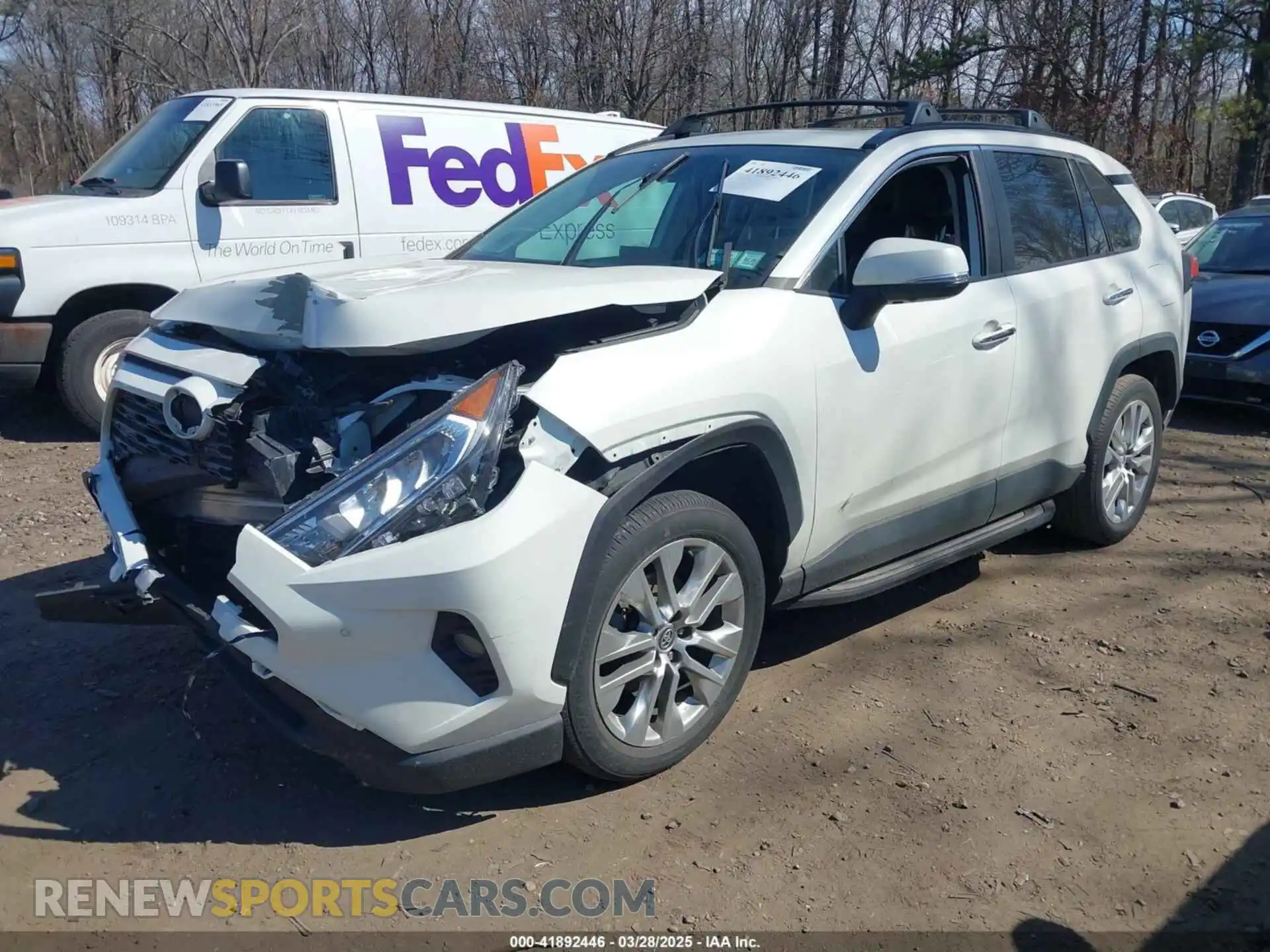 2 Photograph of a damaged car 2T3N1RFV6LW134540 TOYOTA RAV4 2020