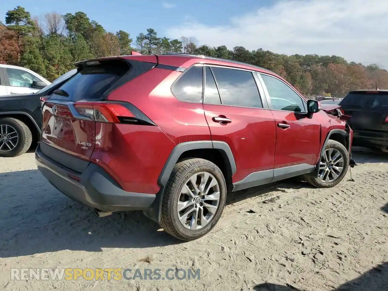 3 fotografías del automóvil dañado 2T3N1RFV9LW085253 TOYOTA RAV4 2020
