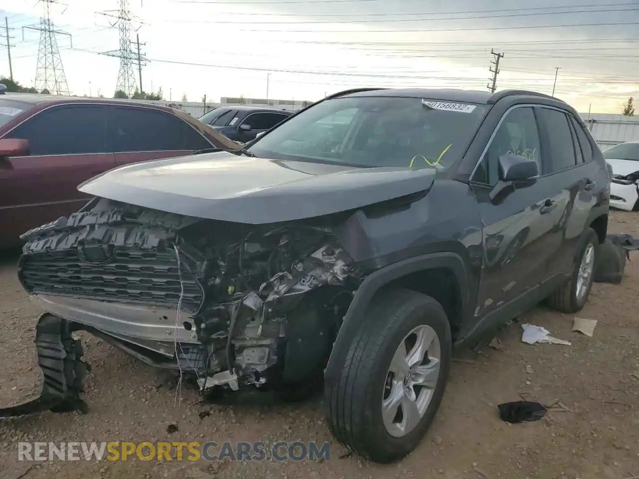2 Photograph of a damaged car 2T3P1RFV1LC069025 TOYOTA RAV4 2020
