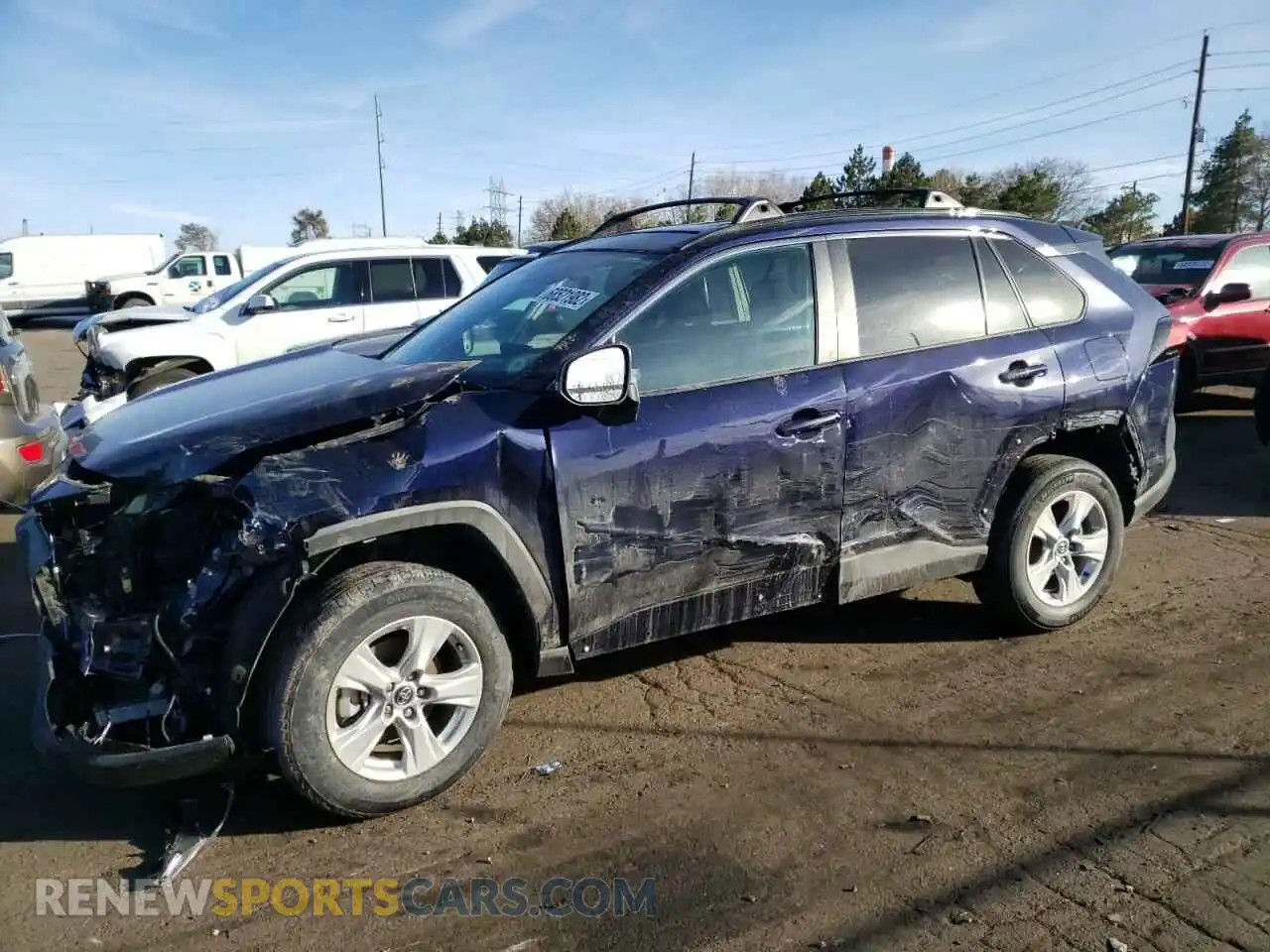 1 Photograph of a damaged car 2T3P1RFV1LC088853 TOYOTA RAV4 2020