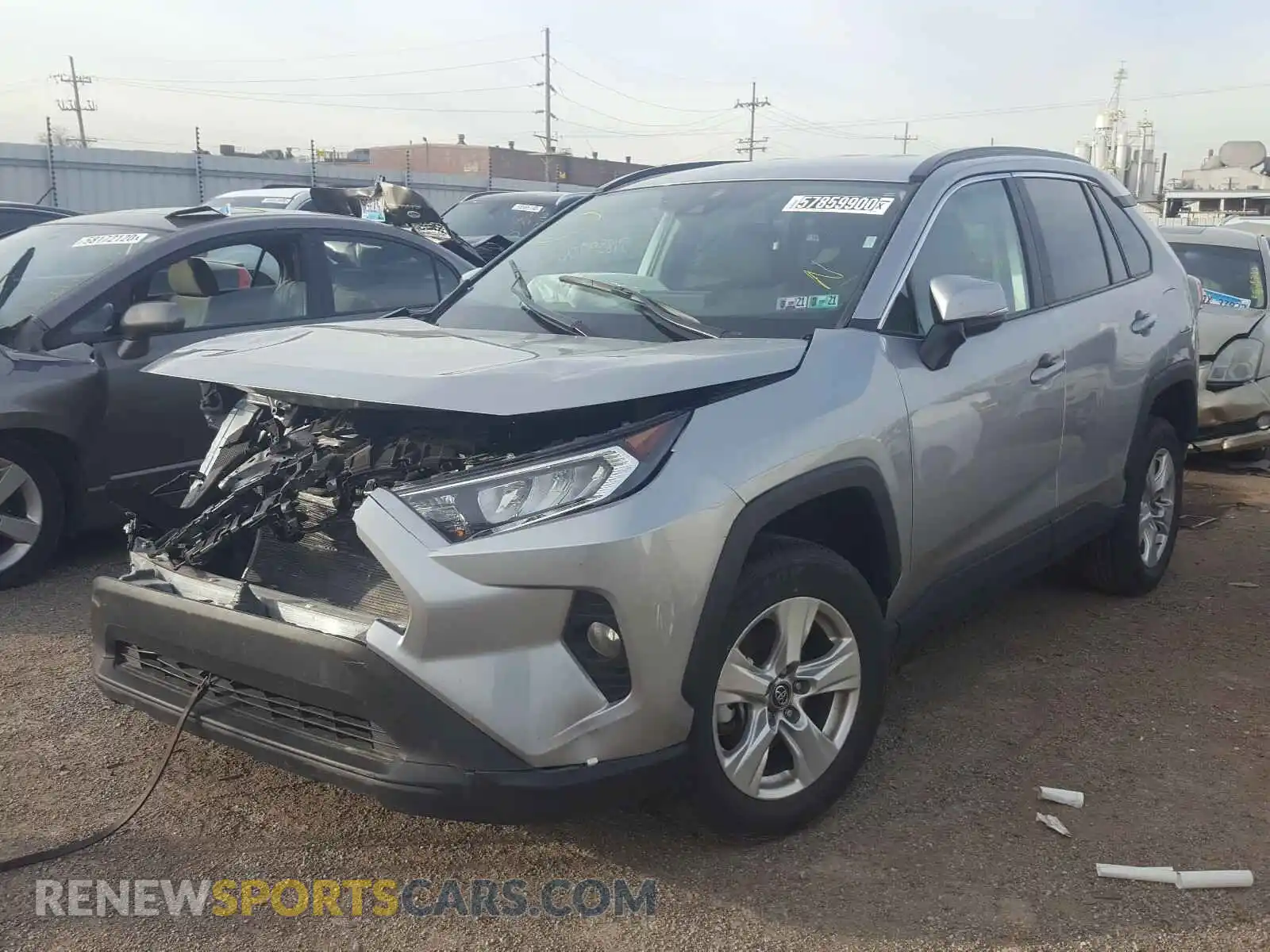 2 Photograph of a damaged car 2T3P1RFV1LC100970 TOYOTA RAV4 2020