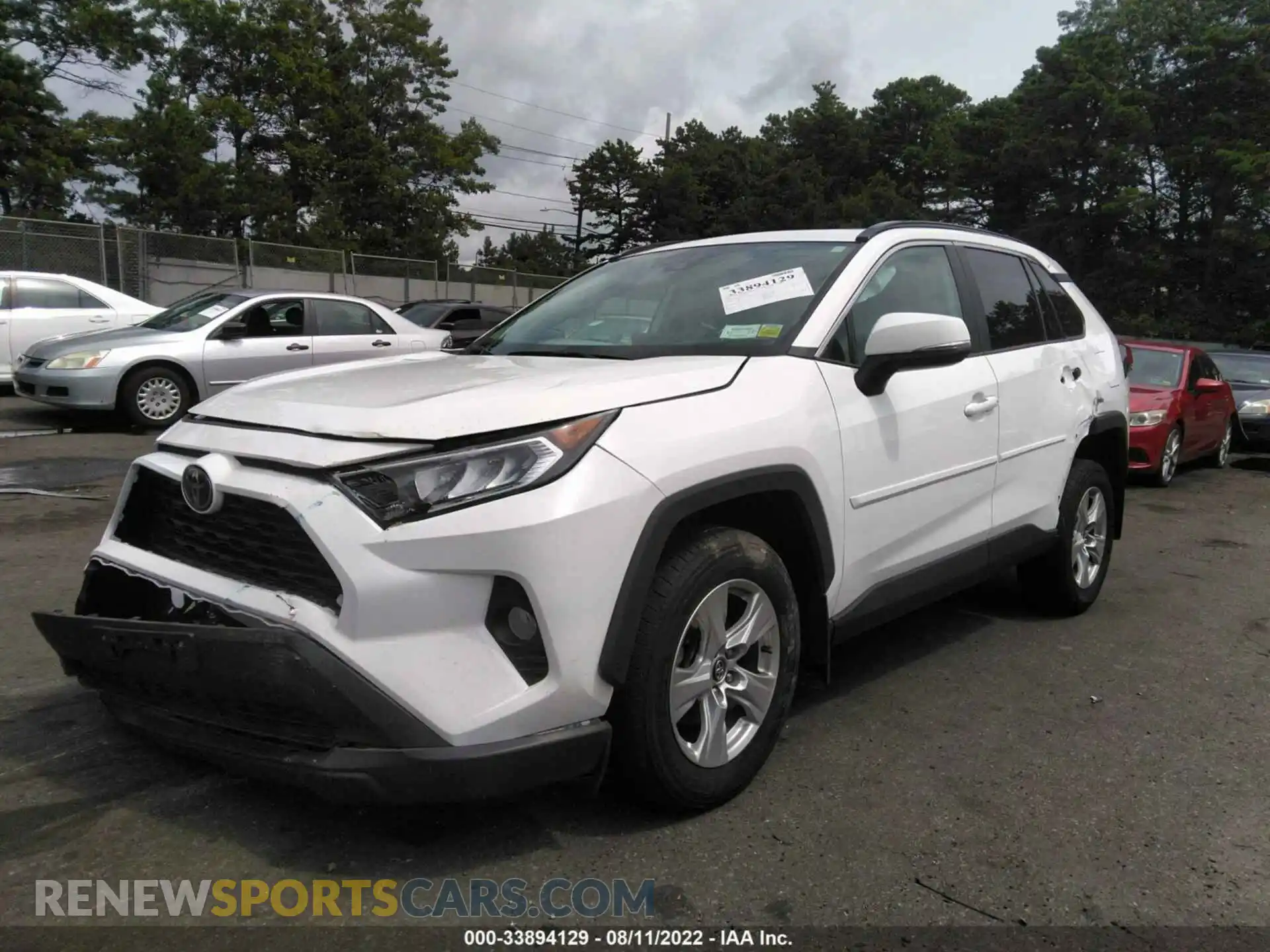 2 Photograph of a damaged car 2T3P1RFV1LW099267 TOYOTA RAV4 2020