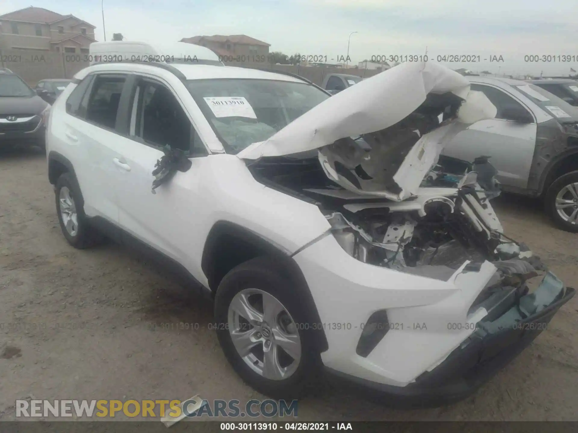 1 Photograph of a damaged car 2T3P1RFV2LC064559 TOYOTA RAV4 2020