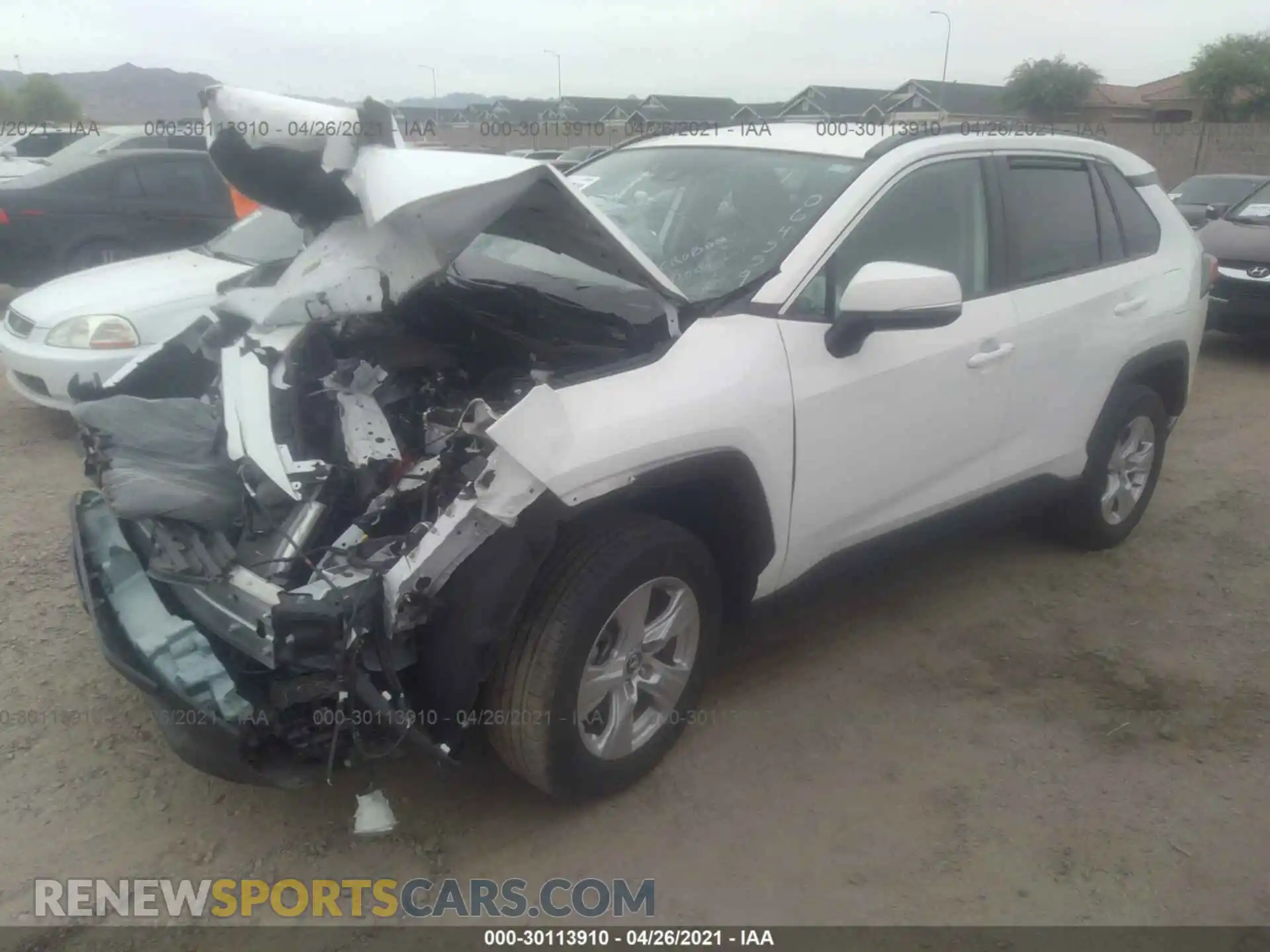 2 Photograph of a damaged car 2T3P1RFV2LC064559 TOYOTA RAV4 2020