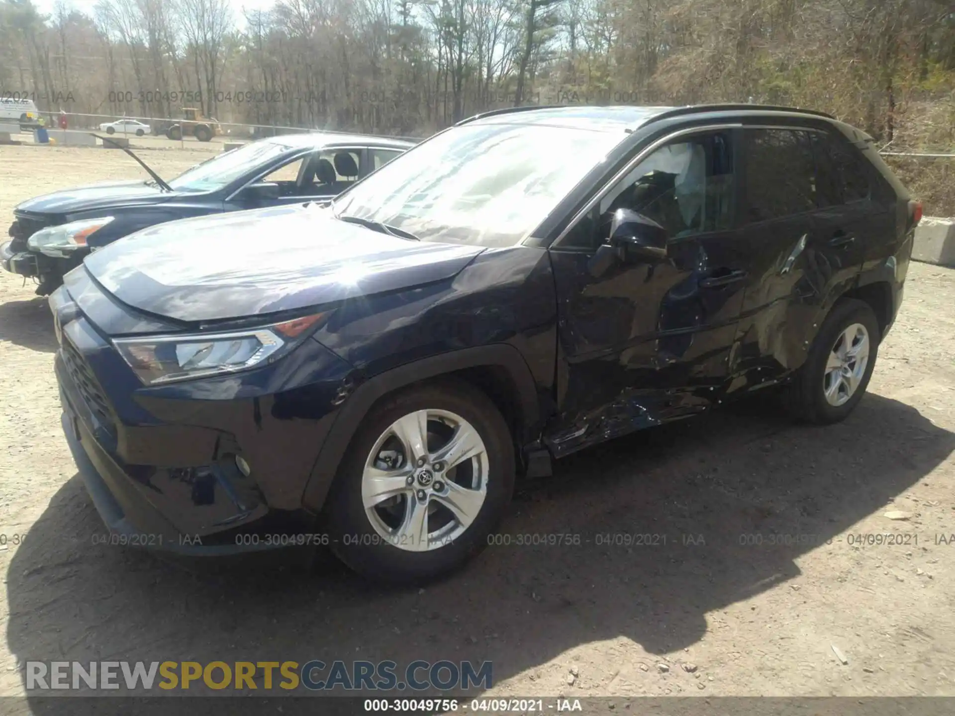 2 Photograph of a damaged car 2T3P1RFV2LC087713 TOYOTA RAV4 2020