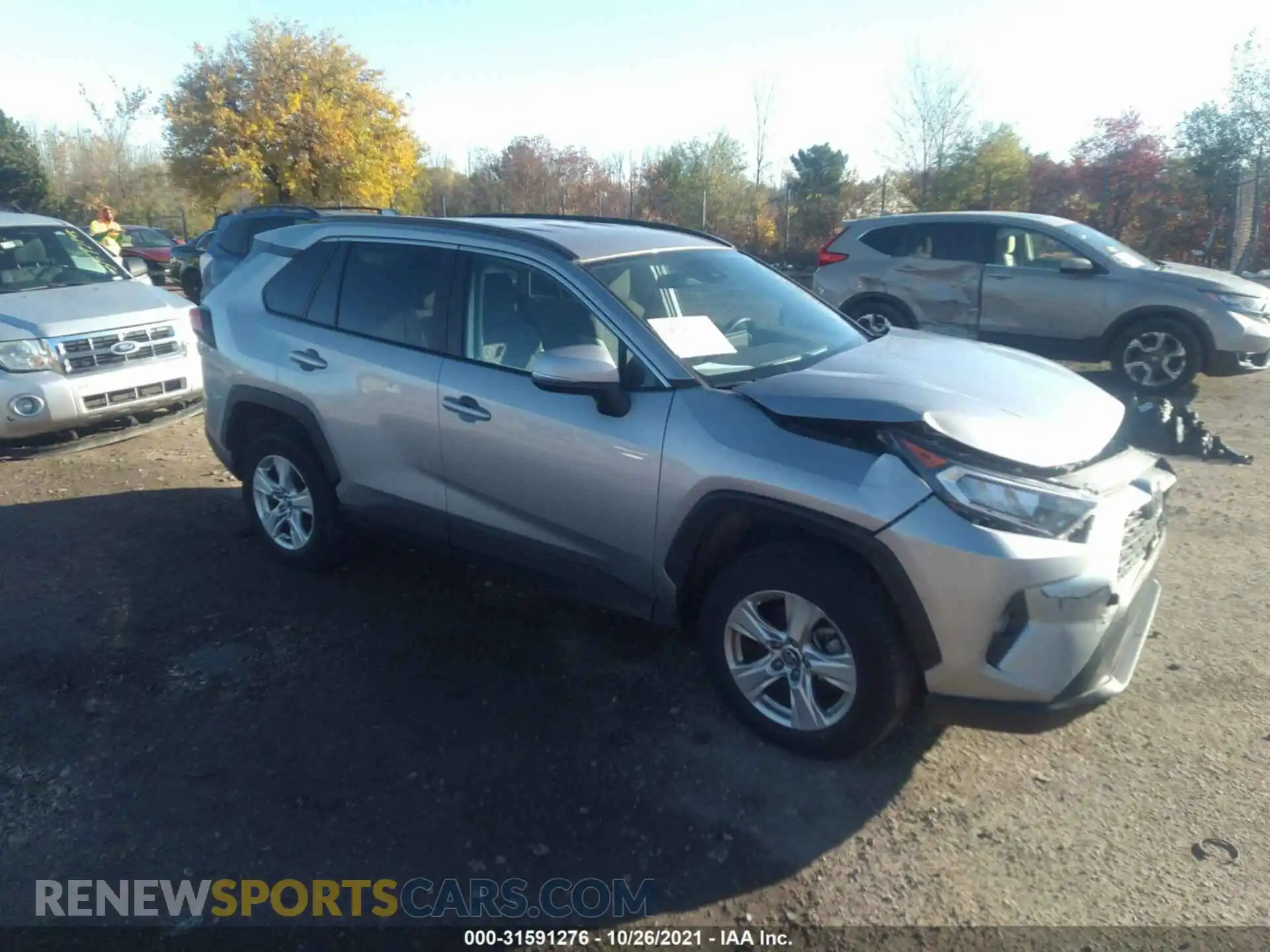 1 Photograph of a damaged car 2T3P1RFV2LC102825 TOYOTA RAV4 2020