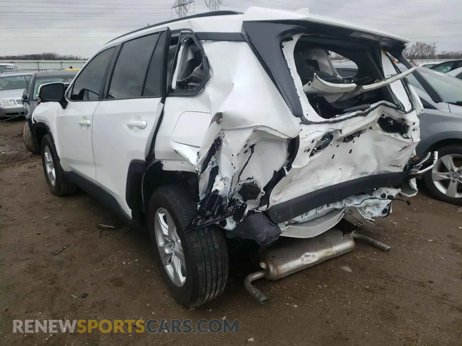 3 Photograph of a damaged car 2T3P1RFV2LW129389 TOYOTA RAV4 2020
