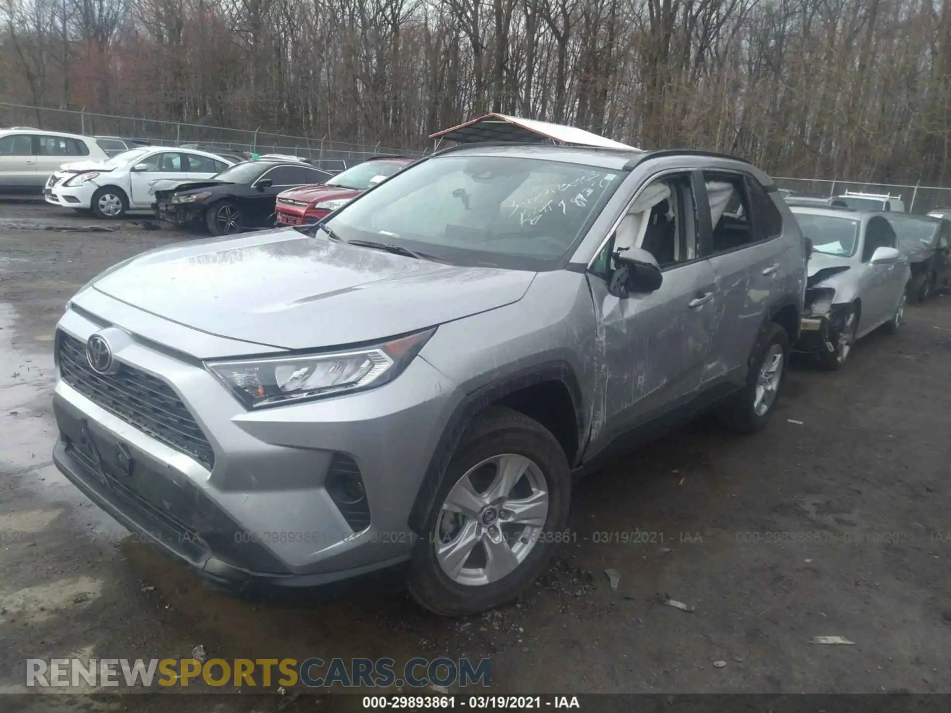 2 Photograph of a damaged car 2T3P1RFV2LW131529 TOYOTA RAV4 2020