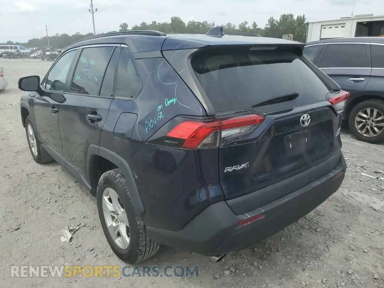 3 Photograph of a damaged car 2T3P1RFV3LC080821 TOYOTA RAV4 2020