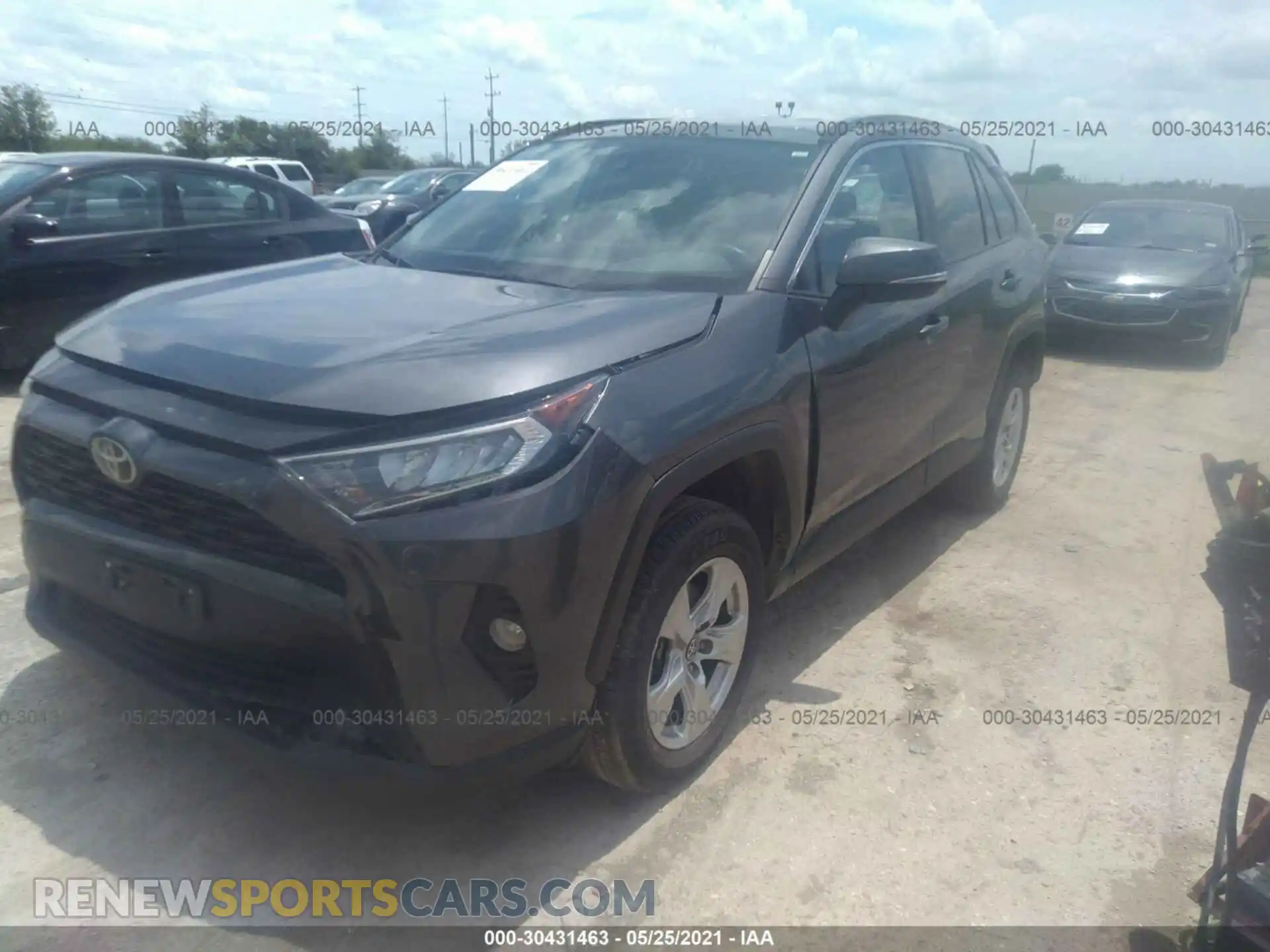 2 Фотография поврежденного автомобиля 2T3P1RFV3LC100985 TOYOTA RAV4 2020