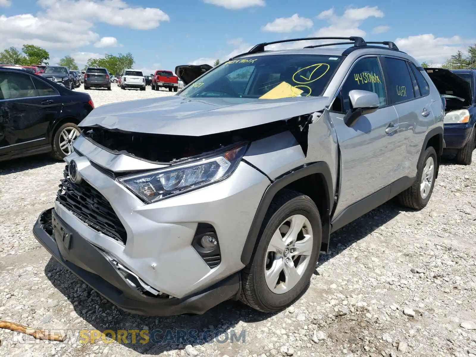 2 Photograph of a damaged car 2T3P1RFV3LW092823 TOYOTA RAV4 2020