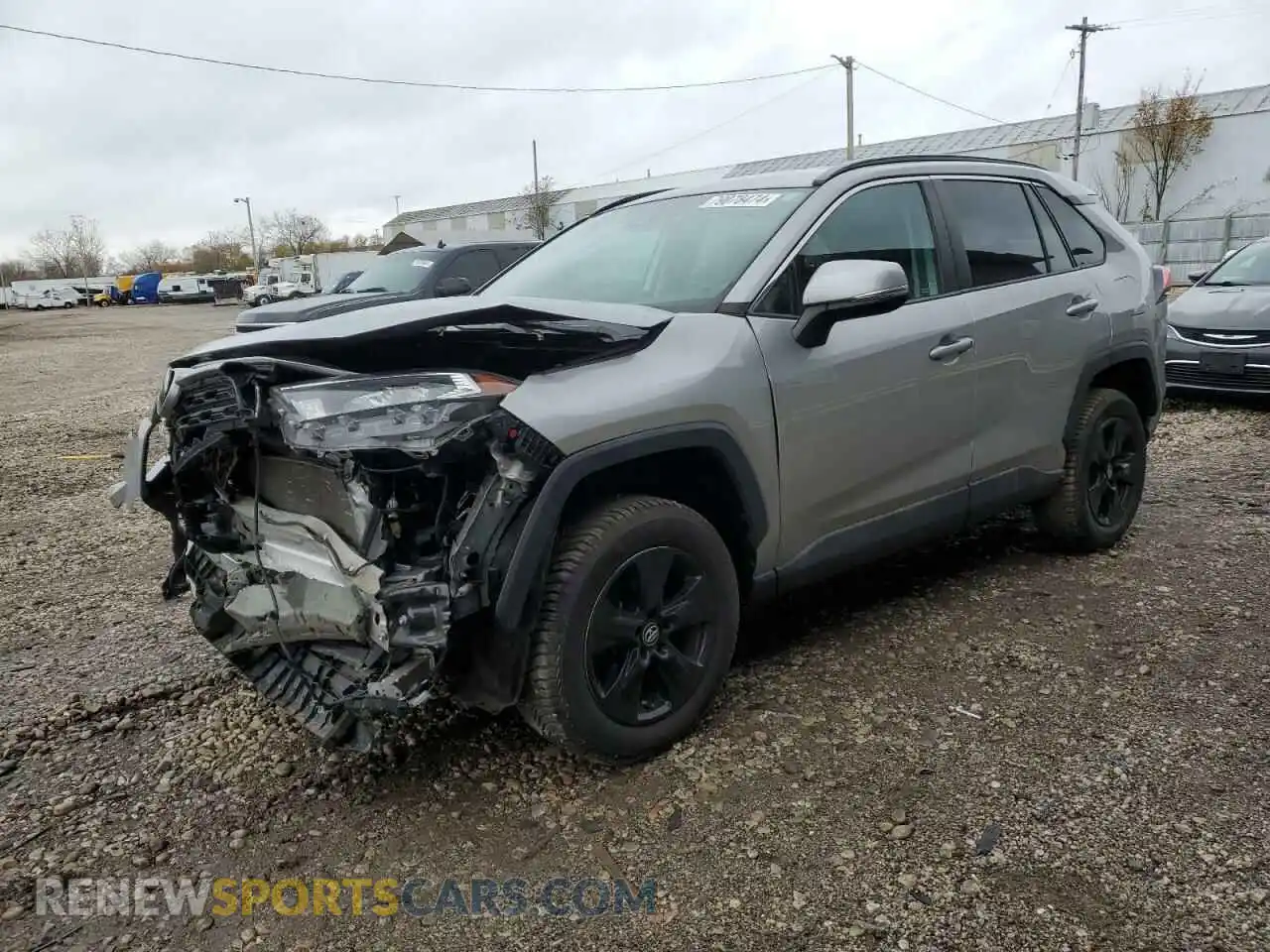 1 Photograph of a damaged car 2T3P1RFV4LC083548 TOYOTA RAV4 2020