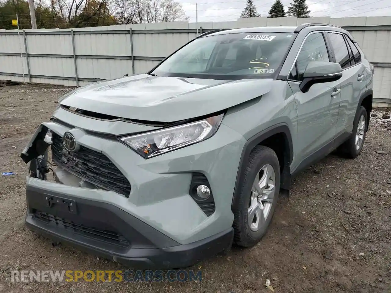 2 Photograph of a damaged car 2T3P1RFV4LC095425 TOYOTA RAV4 2020
