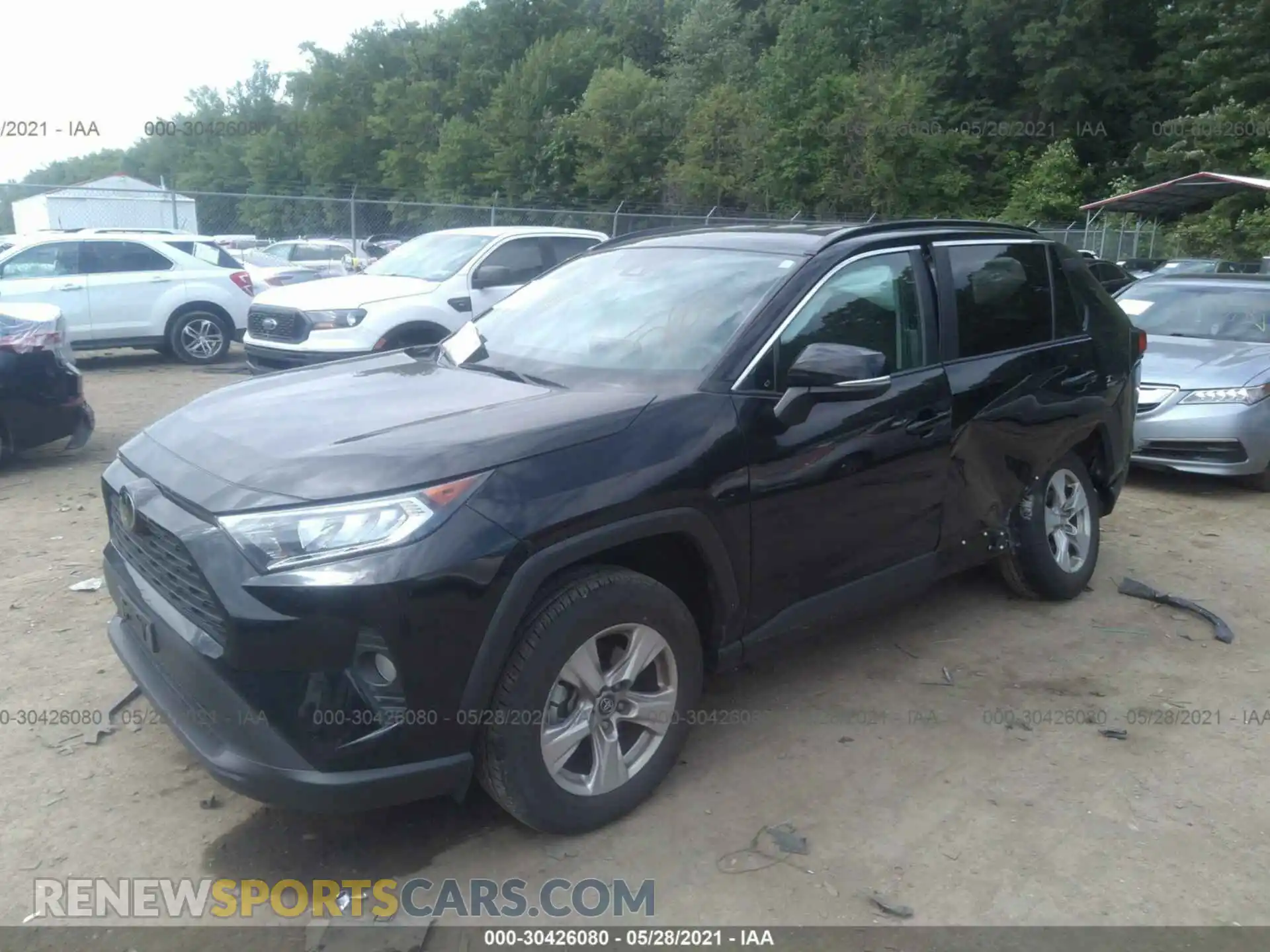 2 Photograph of a damaged car 2T3P1RFV4LC097966 TOYOTA RAV4 2020