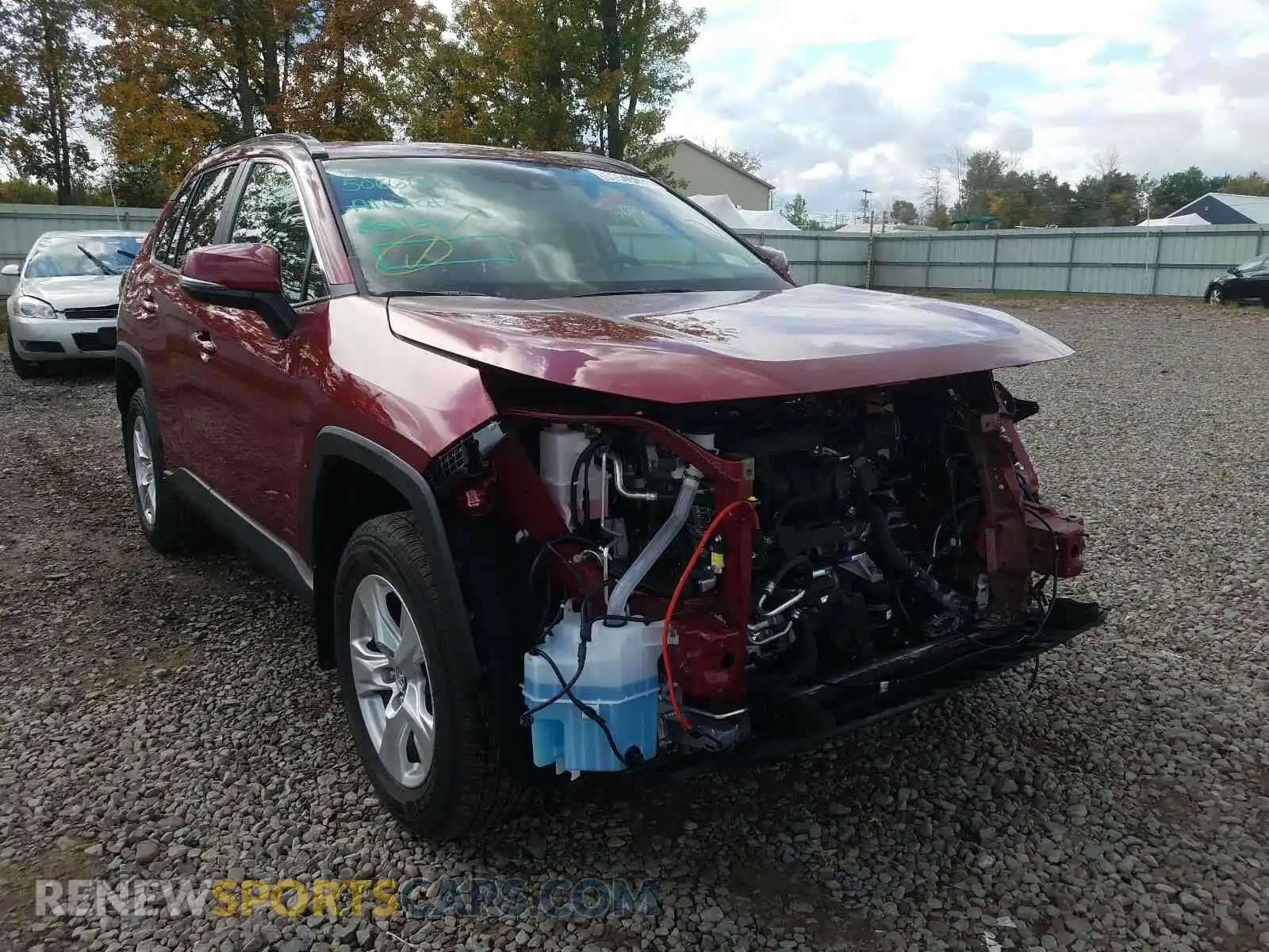 1 Photograph of a damaged car 2T3P1RFV4LW122301 TOYOTA RAV4 2020