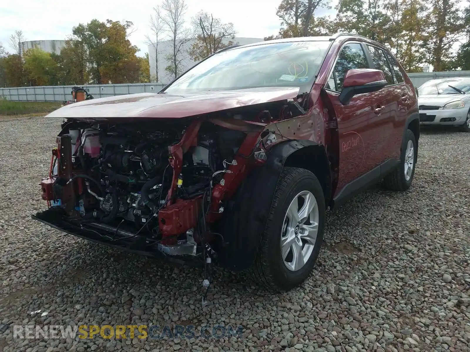 2 Photograph of a damaged car 2T3P1RFV4LW122301 TOYOTA RAV4 2020