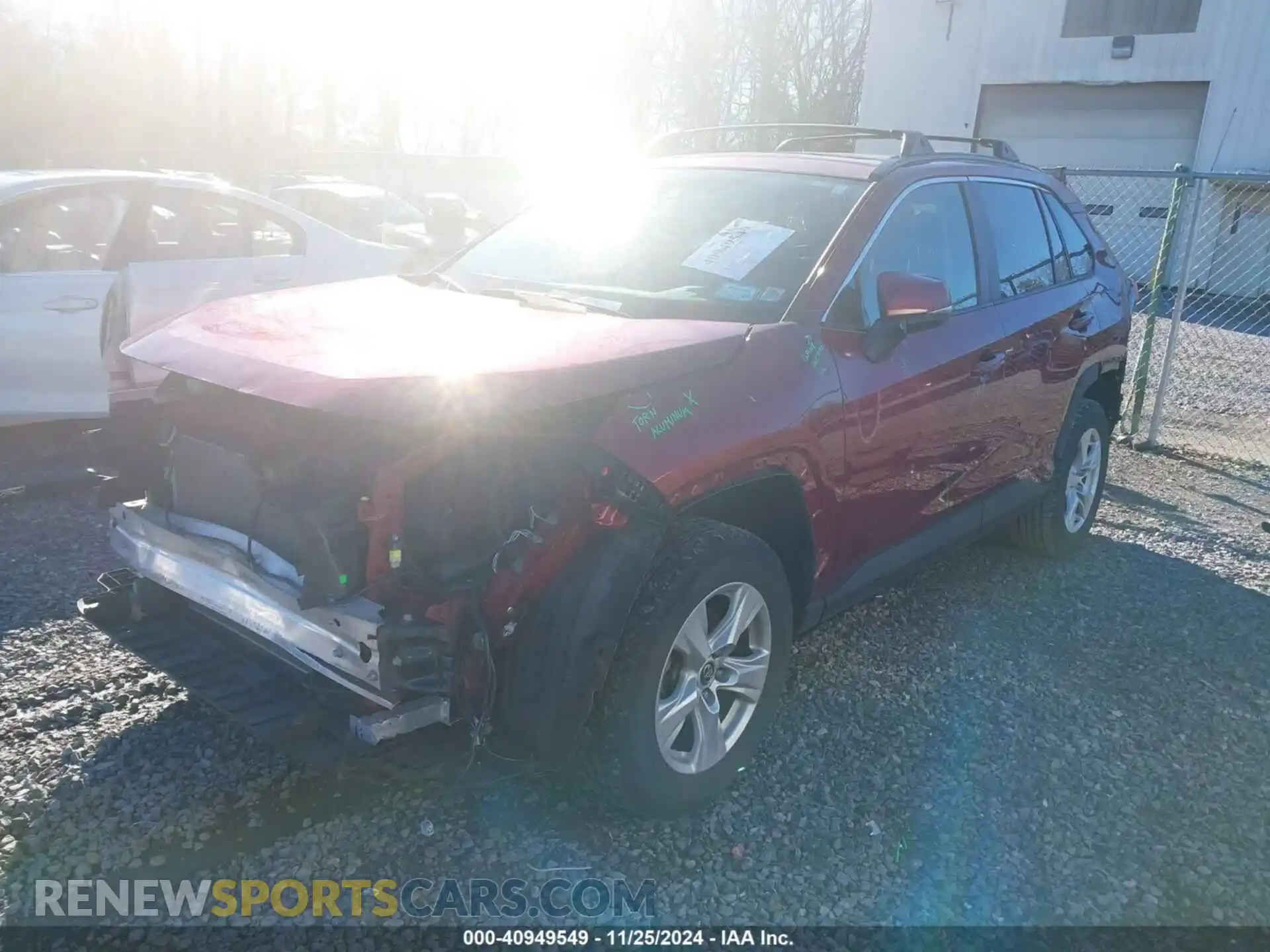2 fotografías del automóvil dañado 2T3P1RFV4LW135484 TOYOTA RAV4 2020