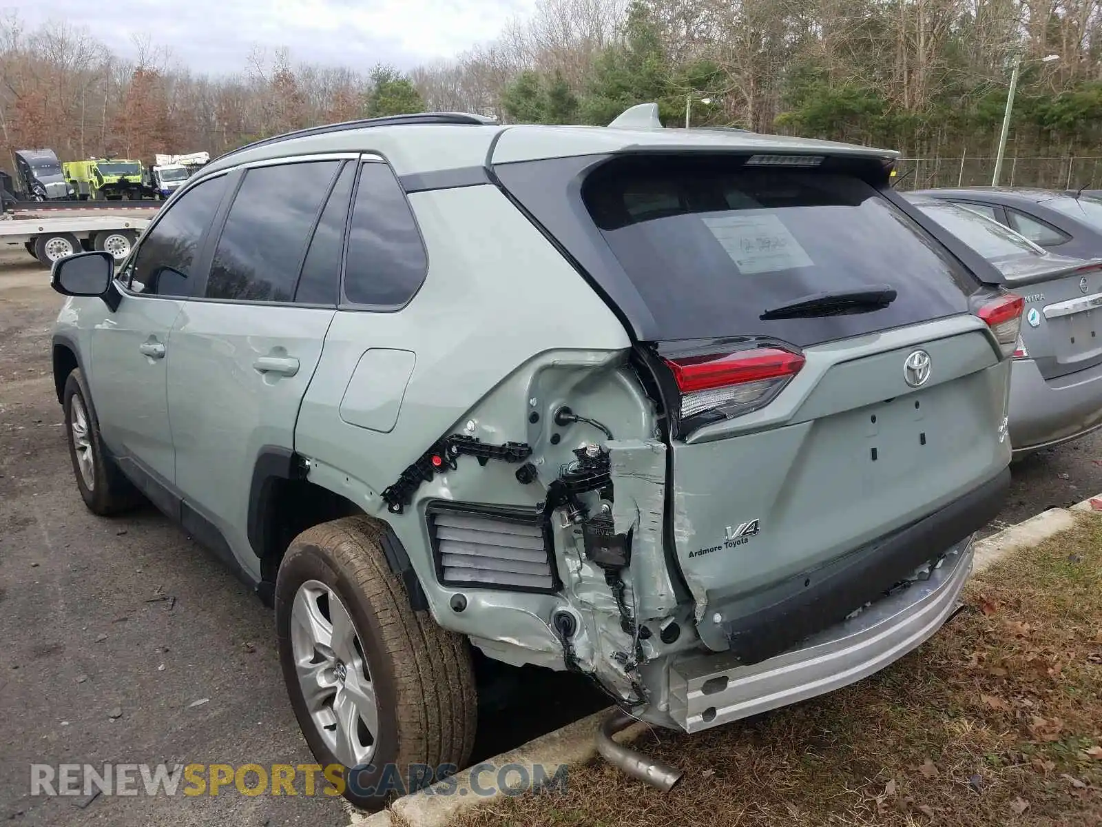 3 fotografías del automóvil dañado 2T3P1RFV5LW138197 TOYOTA RAV4 2020