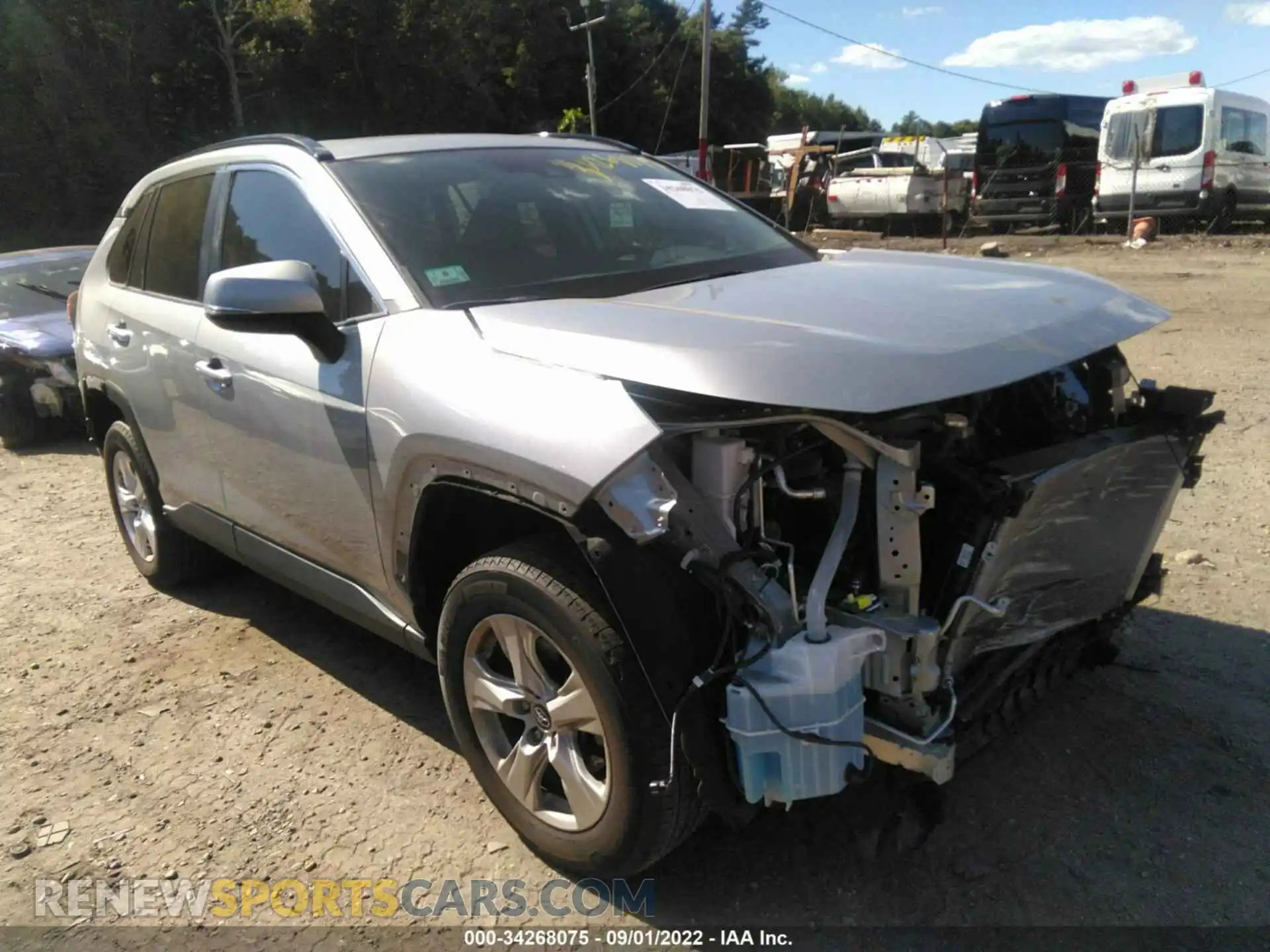 1 Photograph of a damaged car 2T3P1RFV6LC086662 TOYOTA RAV4 2020