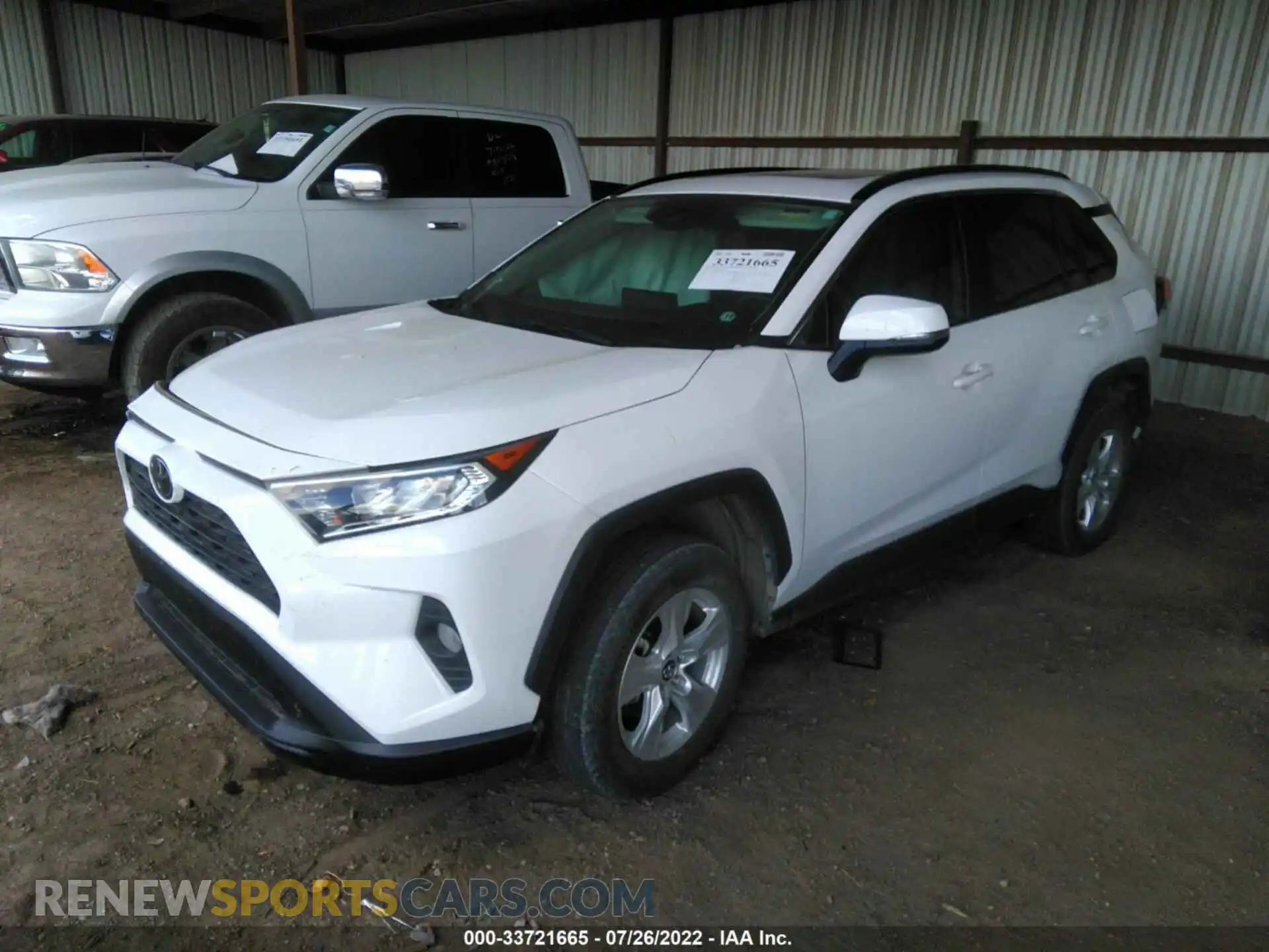 2 Photograph of a damaged car 2T3P1RFV6LC126402 TOYOTA RAV4 2020