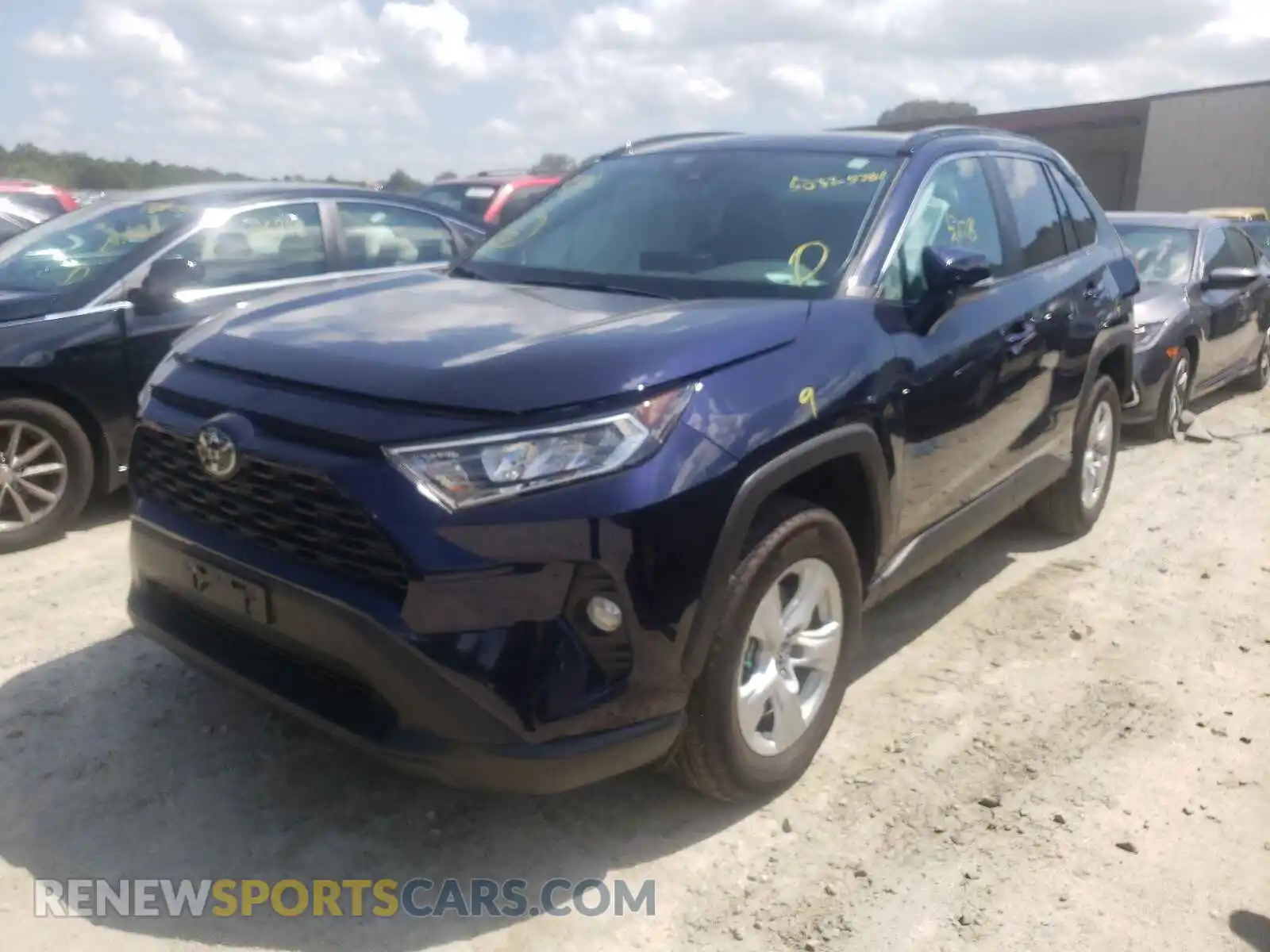2 fotografías del automóvil dañado 2T3P1RFV6LW130934 TOYOTA RAV4 2020