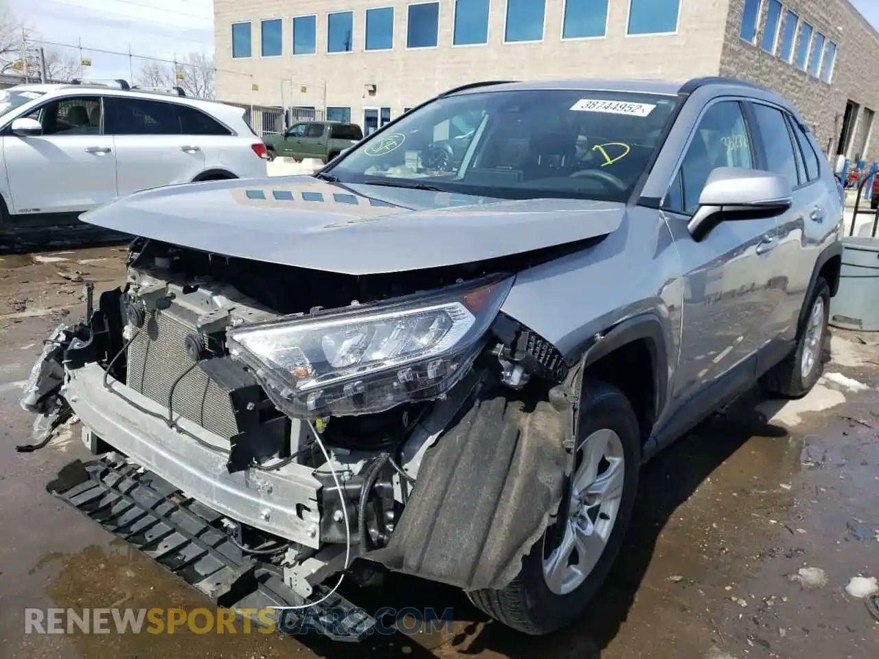 2 Photograph of a damaged car 2T3P1RFV7LC093894 TOYOTA RAV4 2020