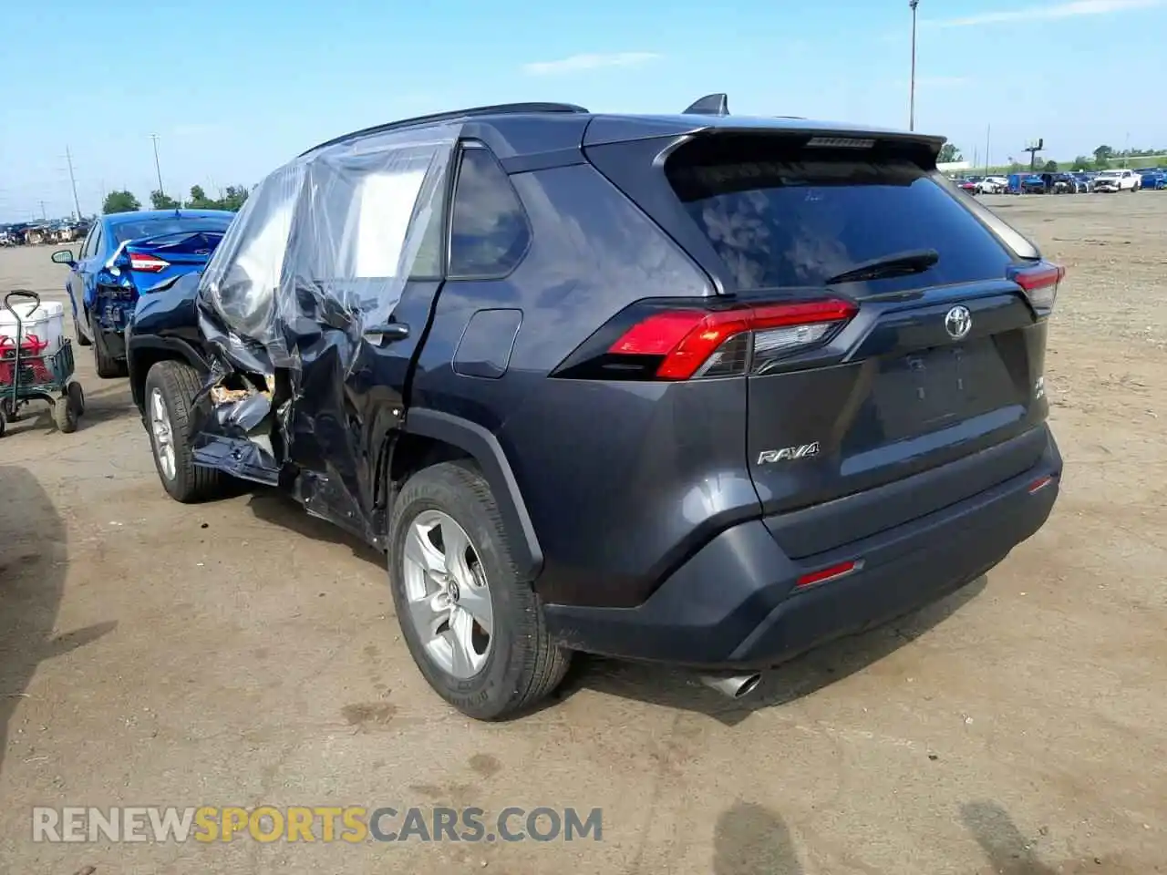 3 Photograph of a damaged car 2T3P1RFV7LC097427 TOYOTA RAV4 2020
